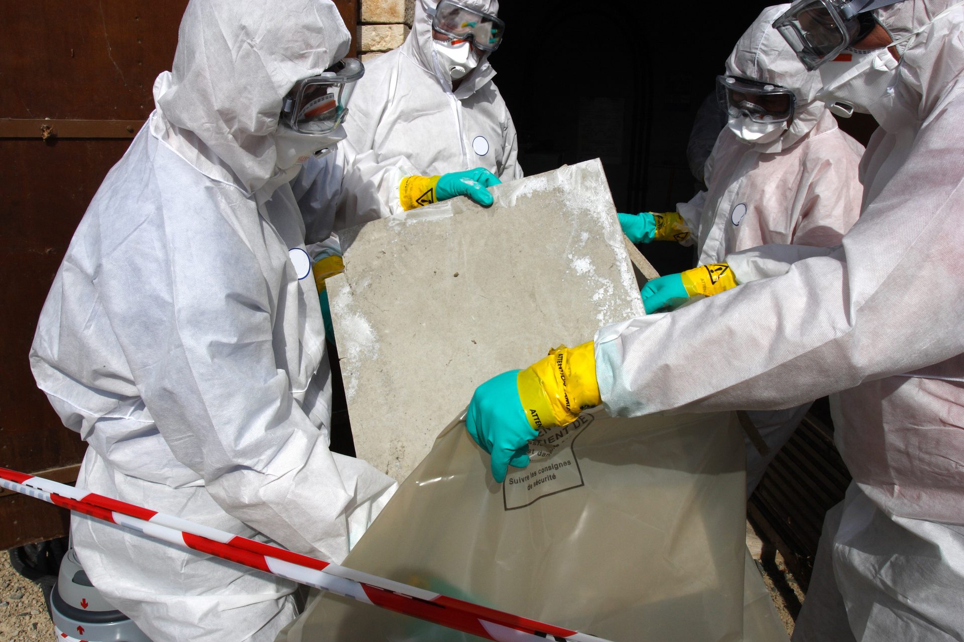 Hazmat suit, Safety glove, Workwear, White, Sleeve