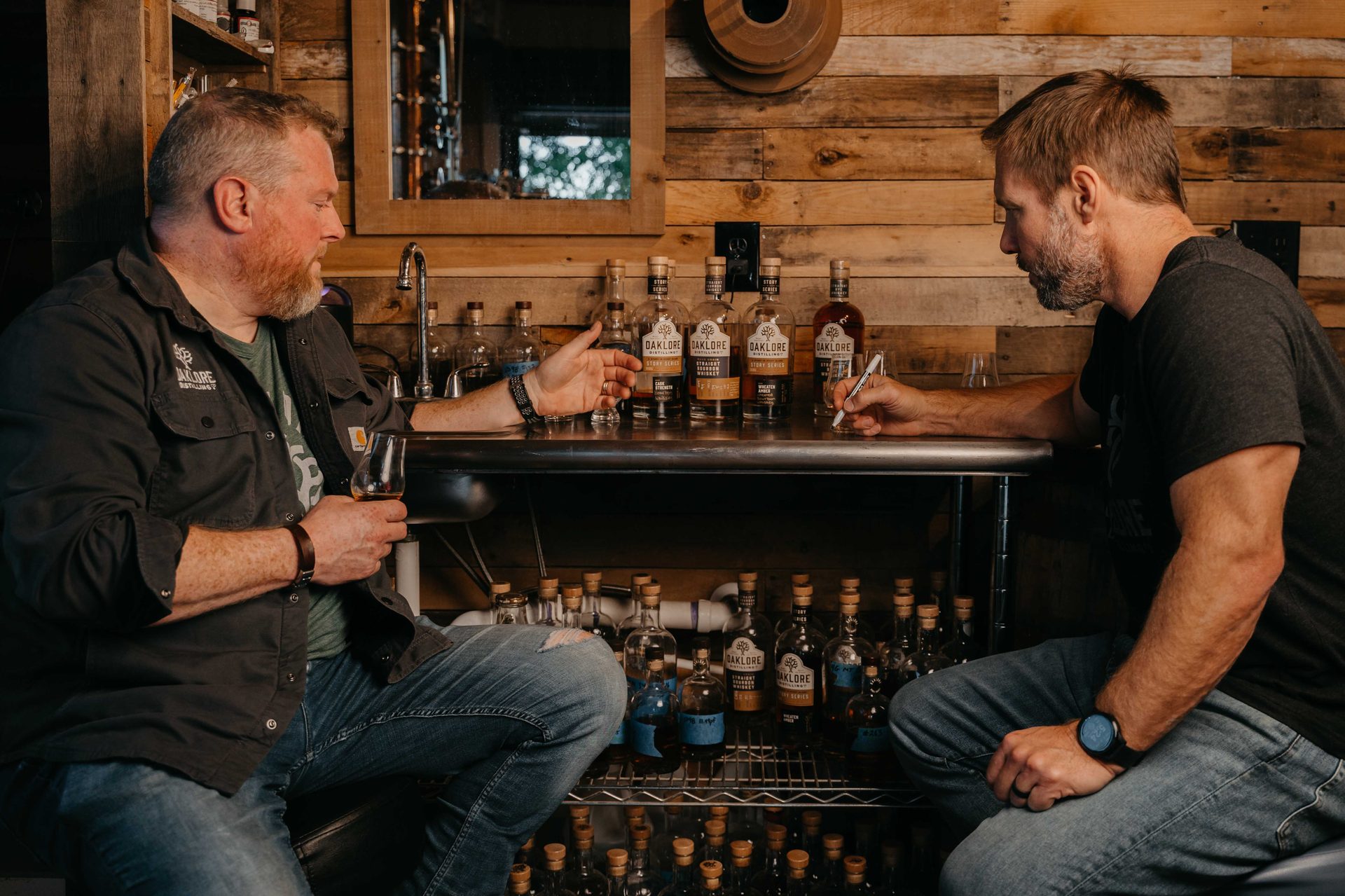 Jeans, Watch, Muscle, Bottle, Barware, Drink
