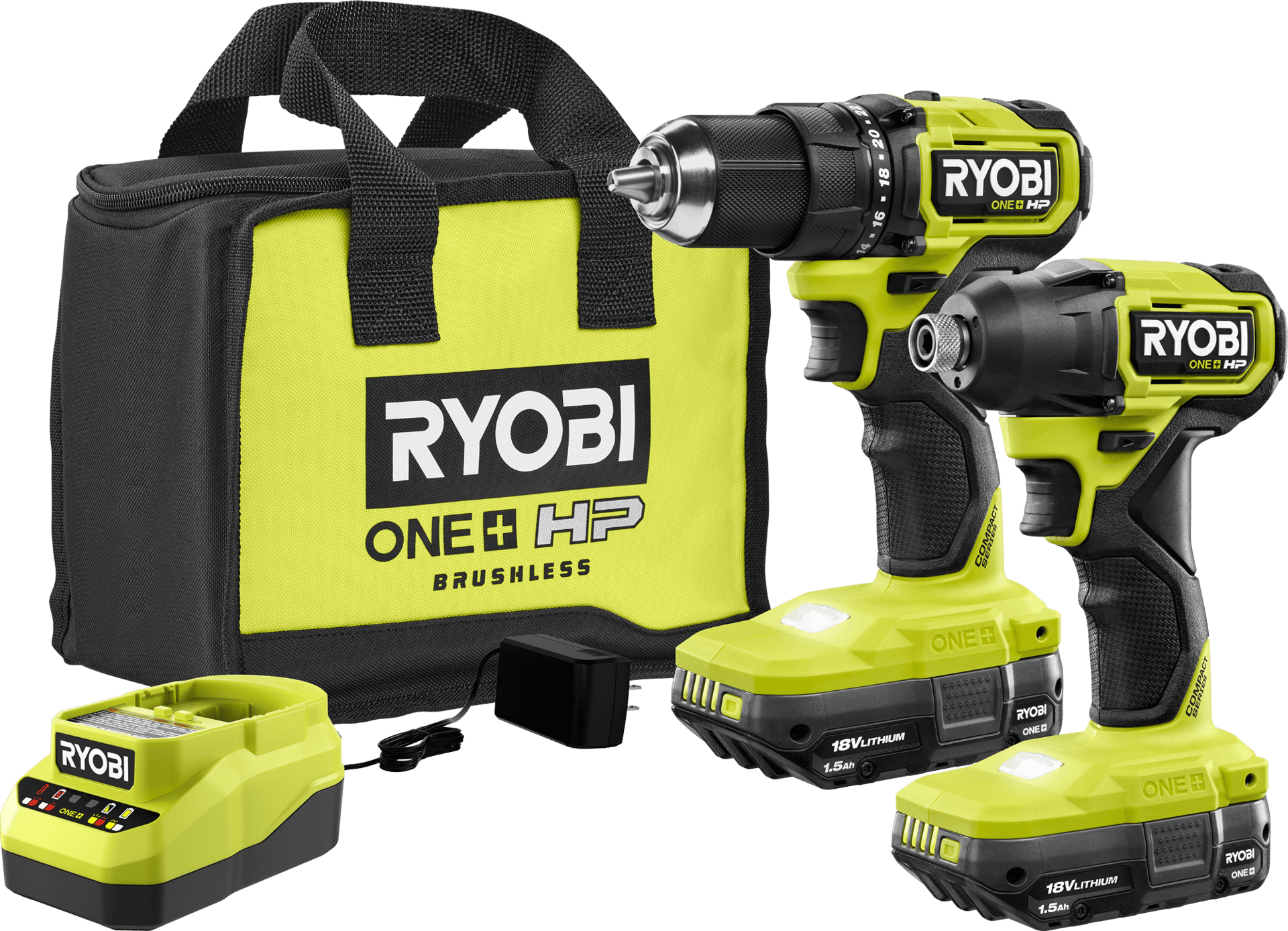 Handheld power drill, Pneumatic tool, Impact wrench, Green, Product, Yellow