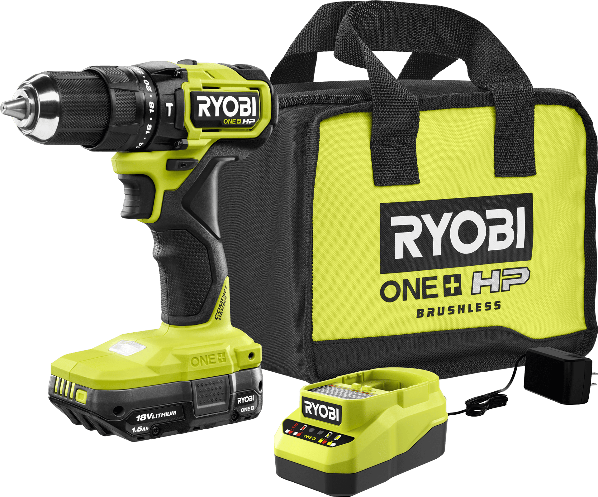 Handheld power drill, Pneumatic tool, Impact wrench, Green, Yellow