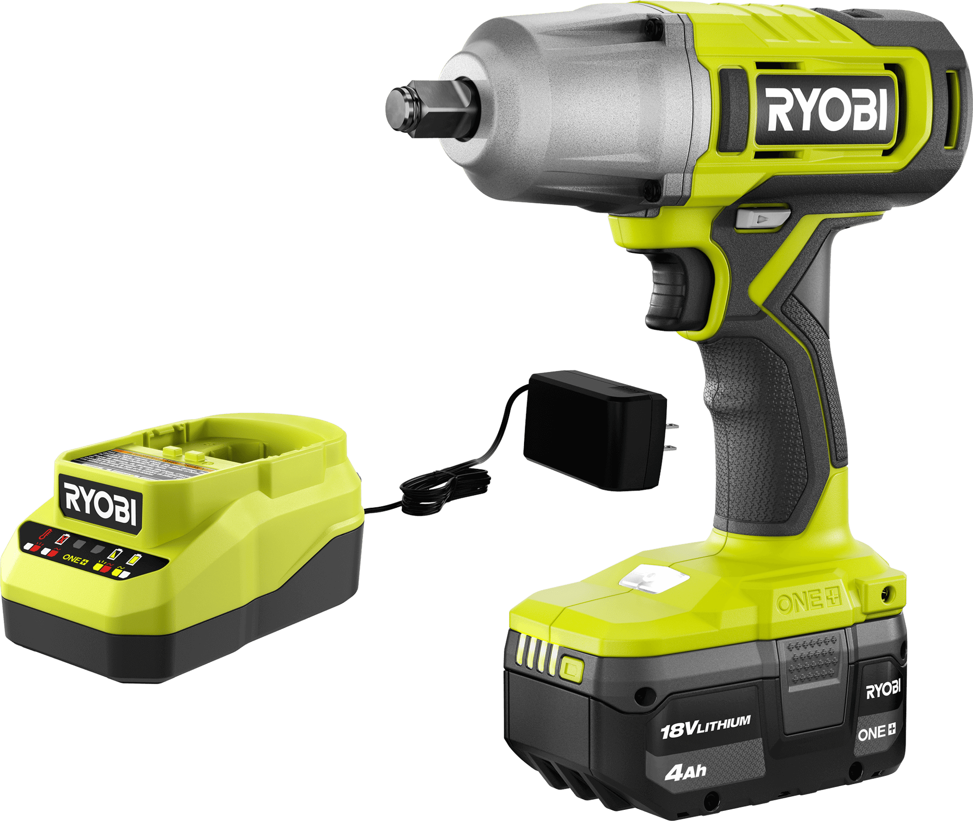 Handheld power drill, Pneumatic tool, Impact wrench, Green, Product