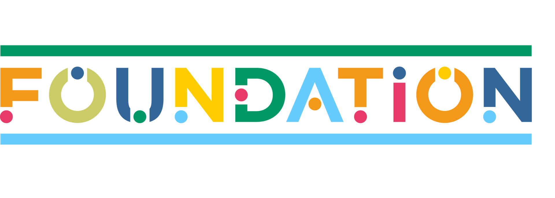 Colorful 'UEFA Foundation' logo with playful typography and 'for children' text.