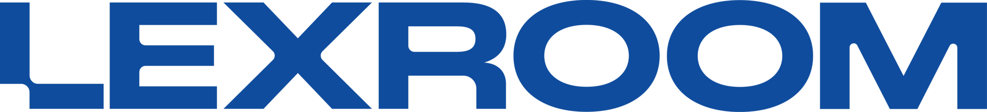 The word "LEXROOM" in blue text on a green background.