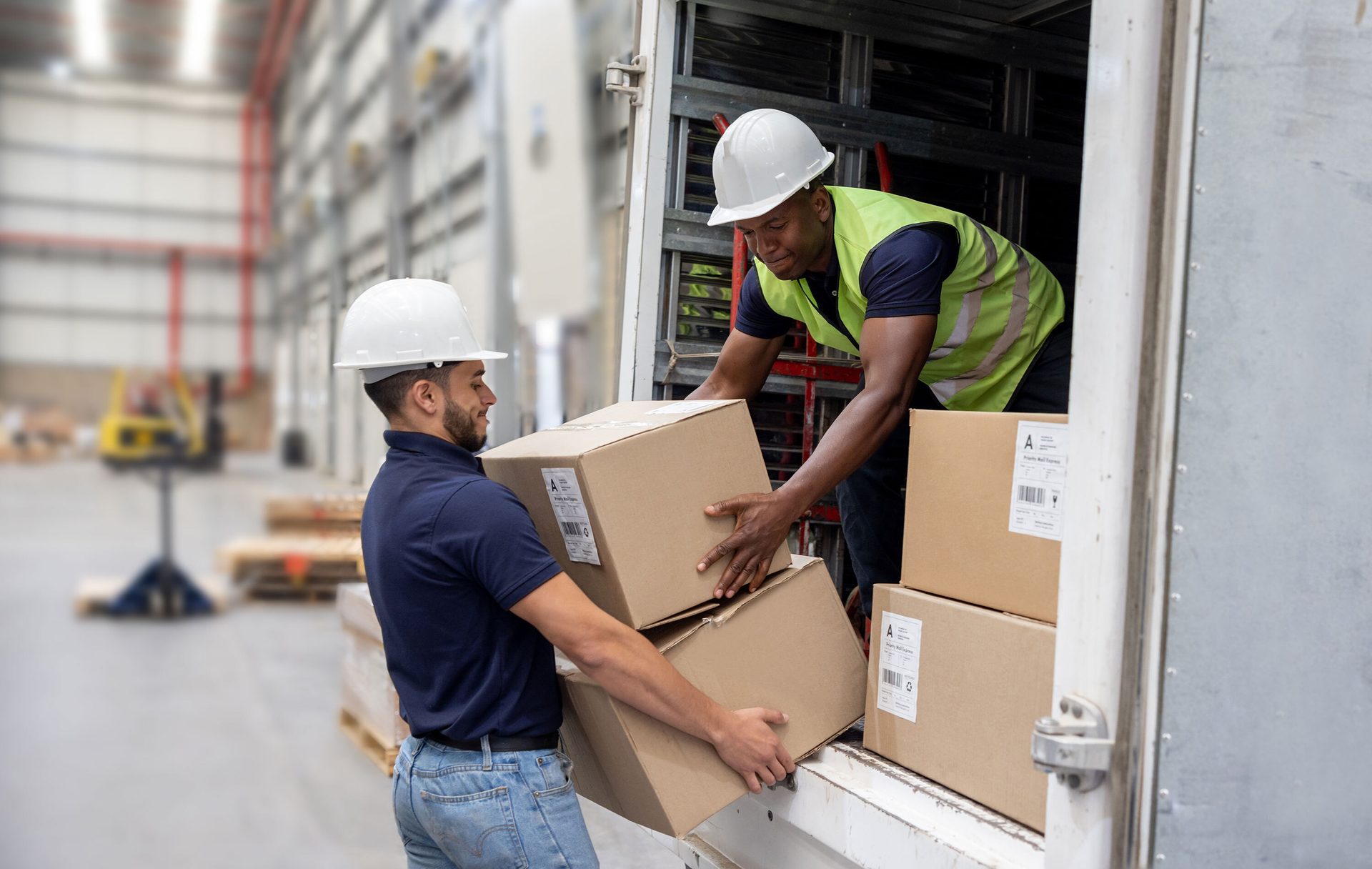 Packaging and labeling, Shipping Box, Package delivery, Blue-collar worker, Workwear, Inventory, Warehouse, Job