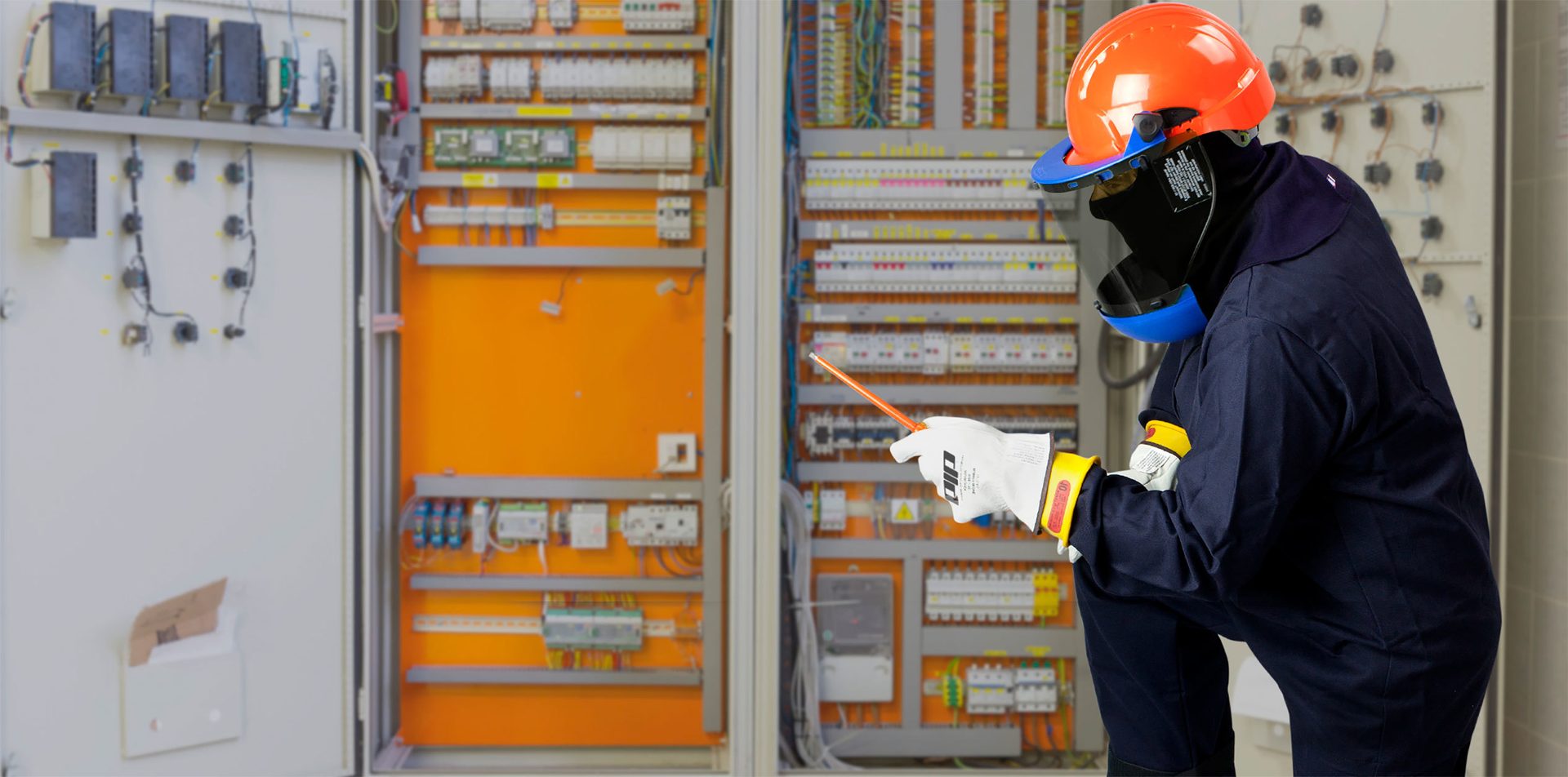 Hard hat, Safety glove, Electrical contractor, Workwear, Tradesman, Helmet, Engineer