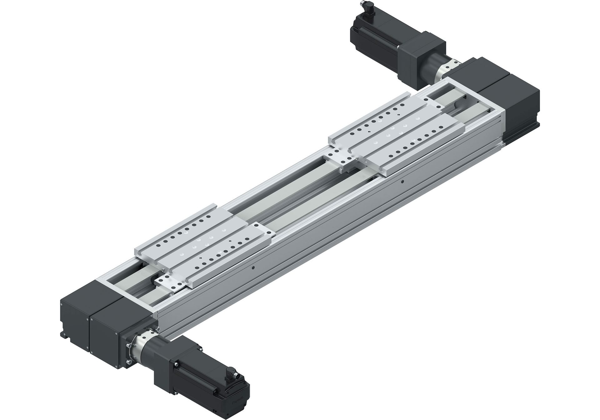 Two-motor linear actuator system.