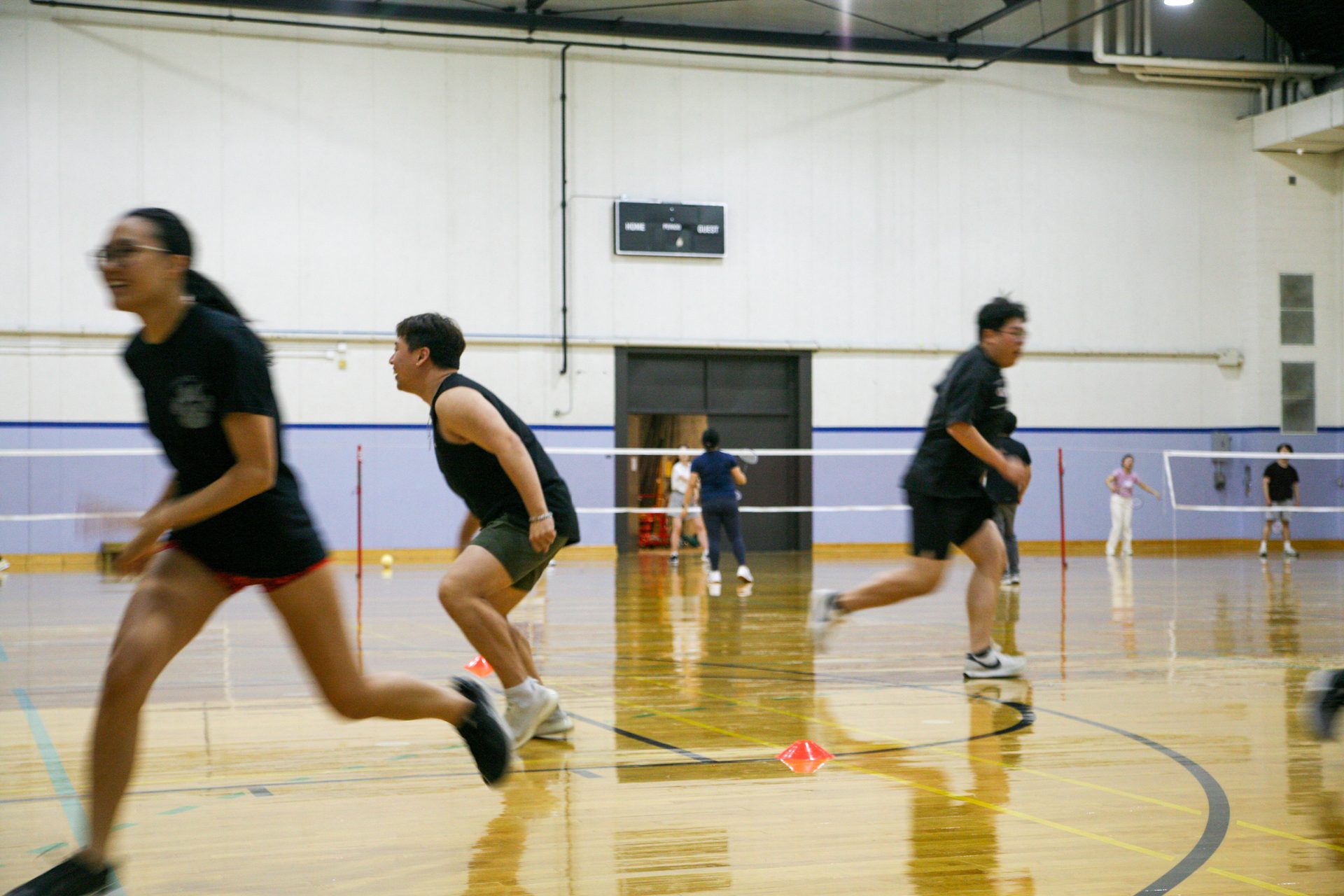 Field house, Net sports, Ball game, Shorts, Player, Volleyball
