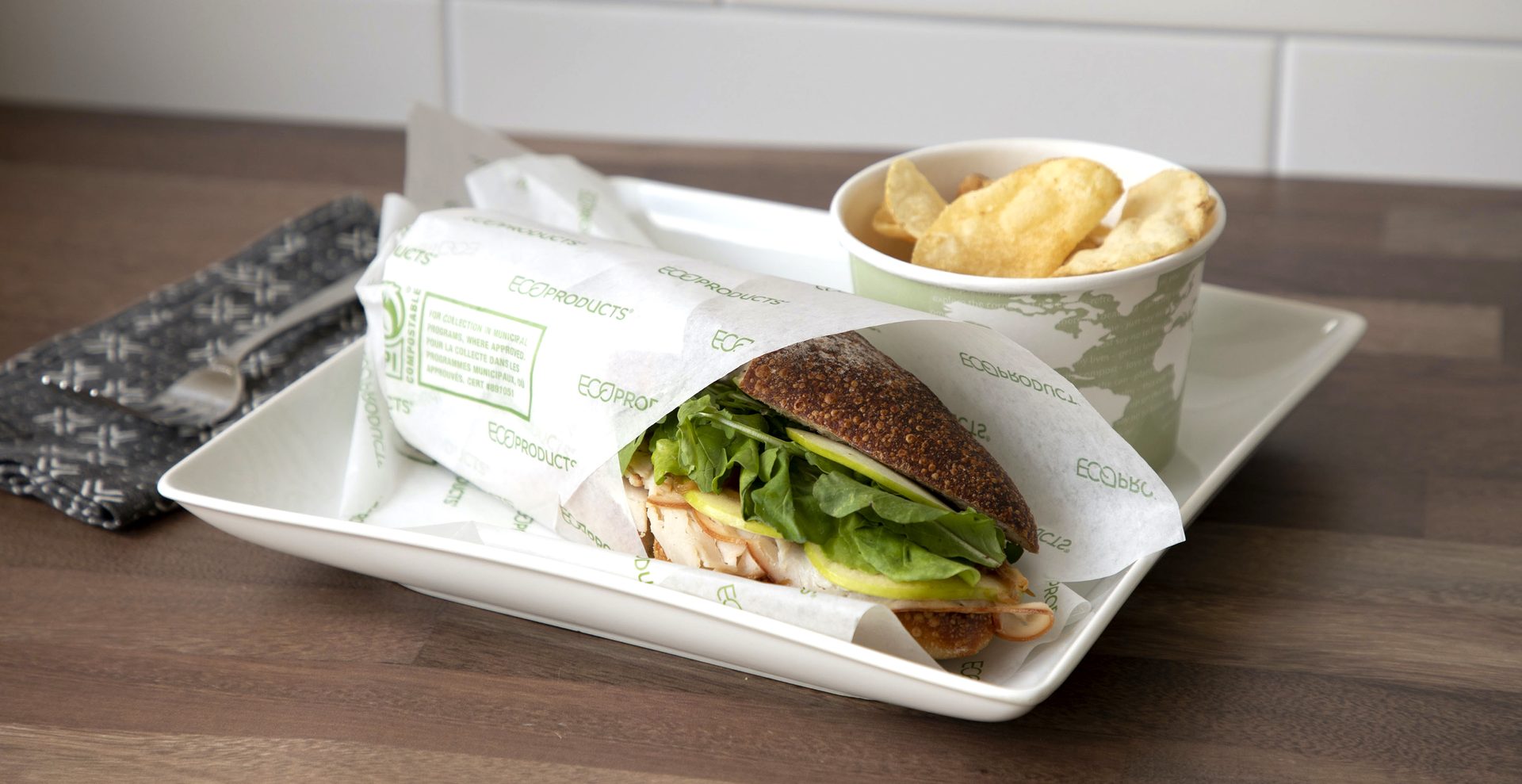 Eco-Products Sandwich Wrap