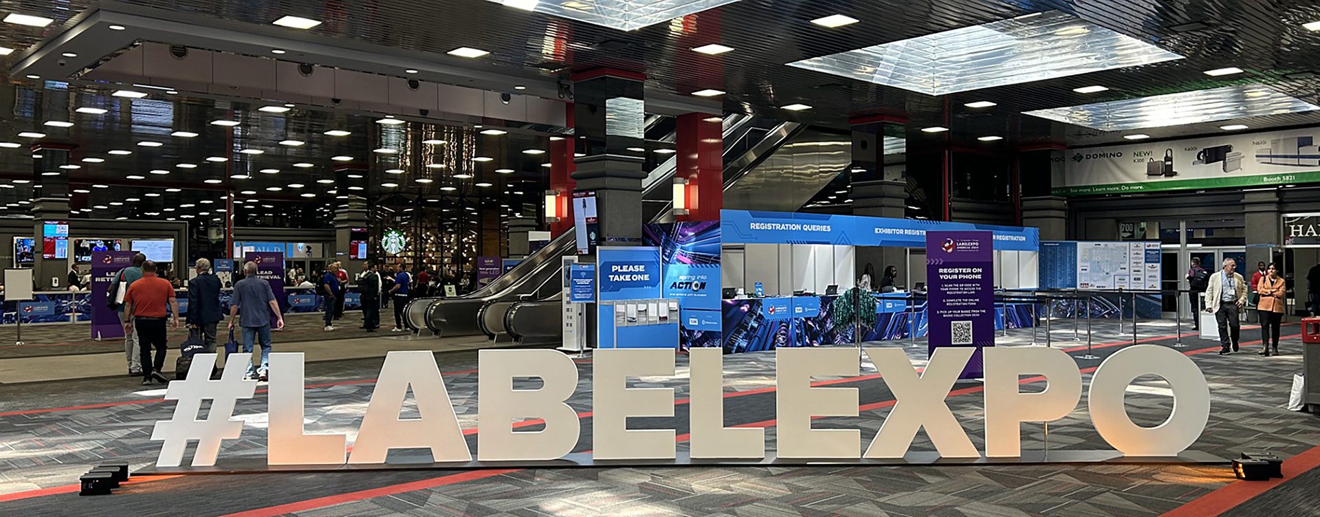 Labelexpo event lobby