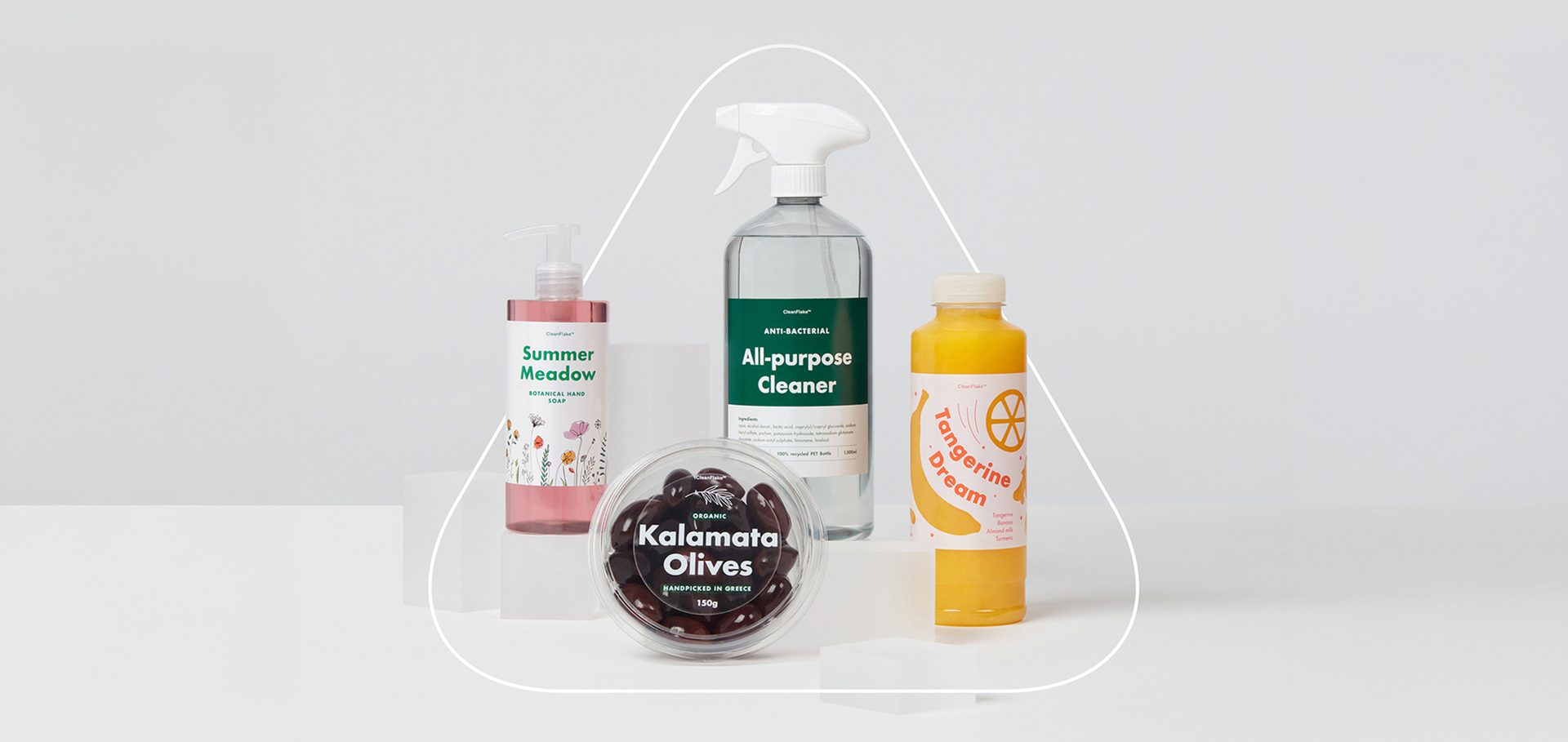 Image of household and food packaging incorporating pressure-sensitive labels