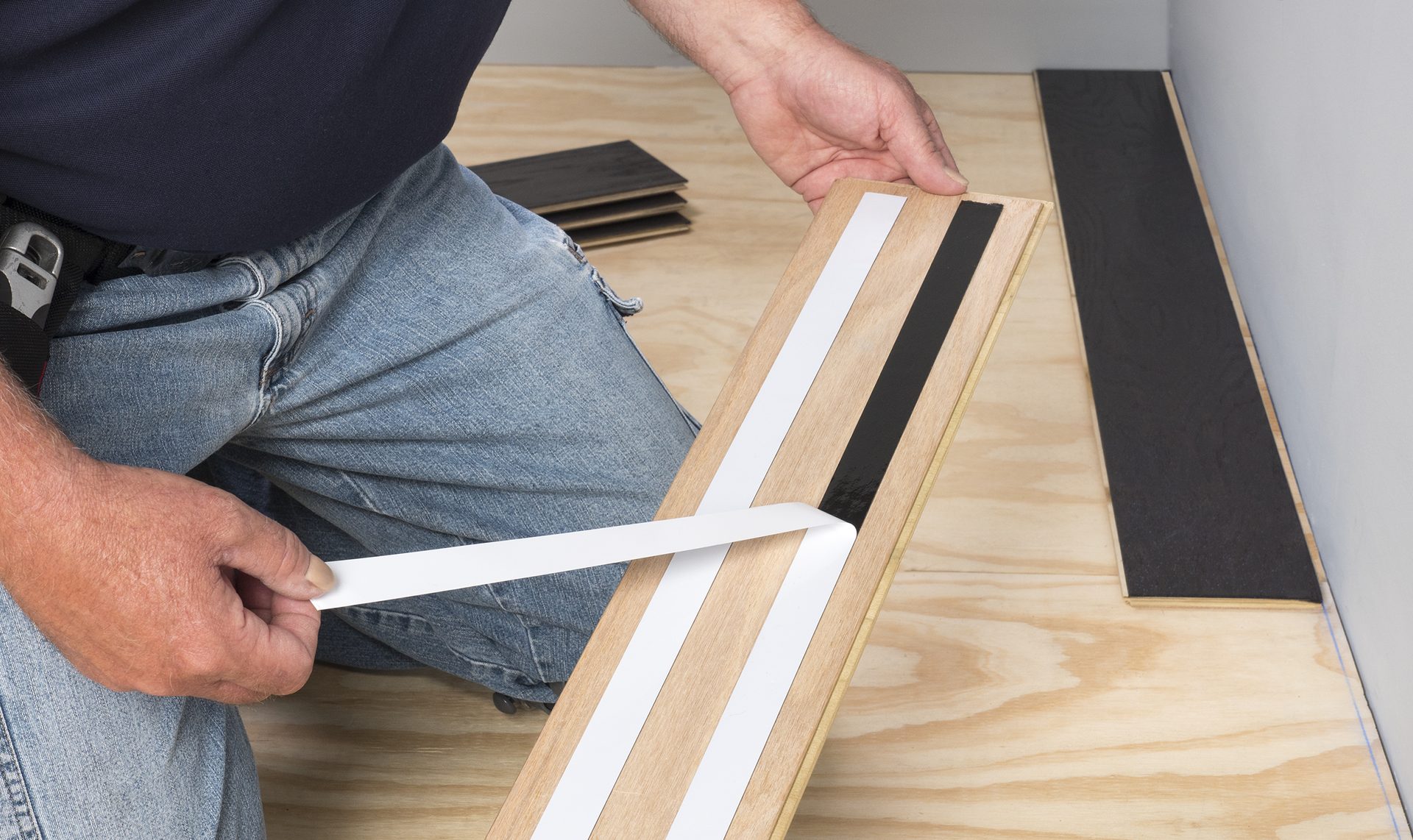 Peel-and-stick options for interior flooring applications have grown in recent years.