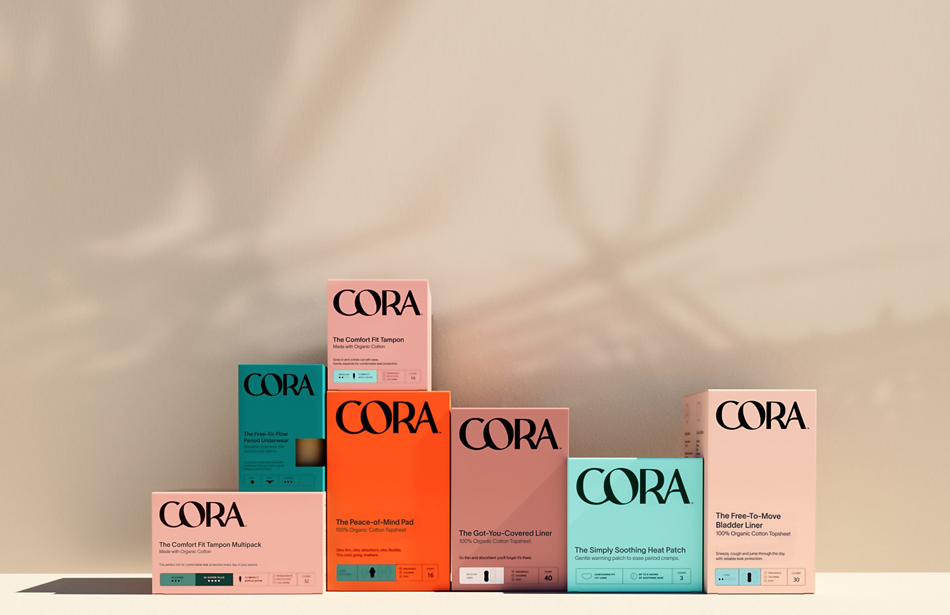 Cora product family shot