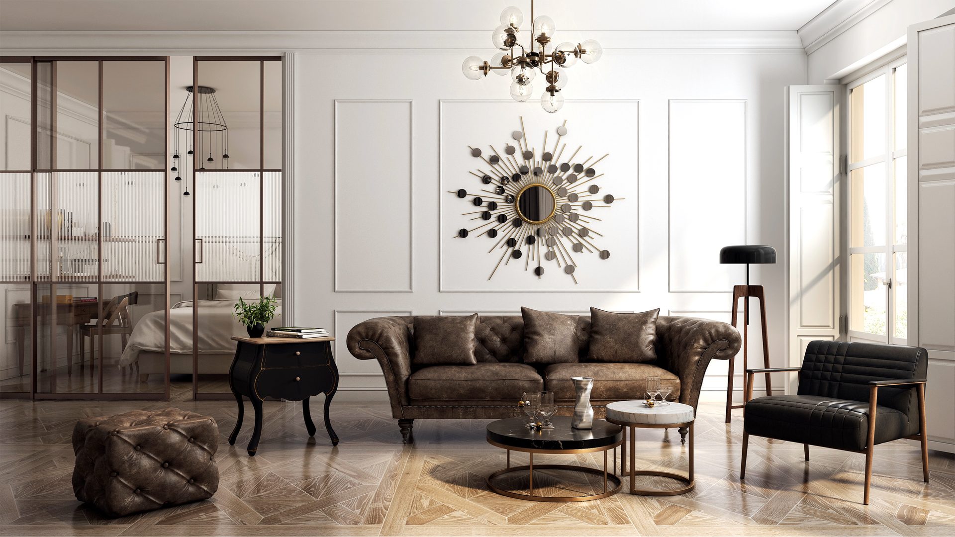Classic modern living room