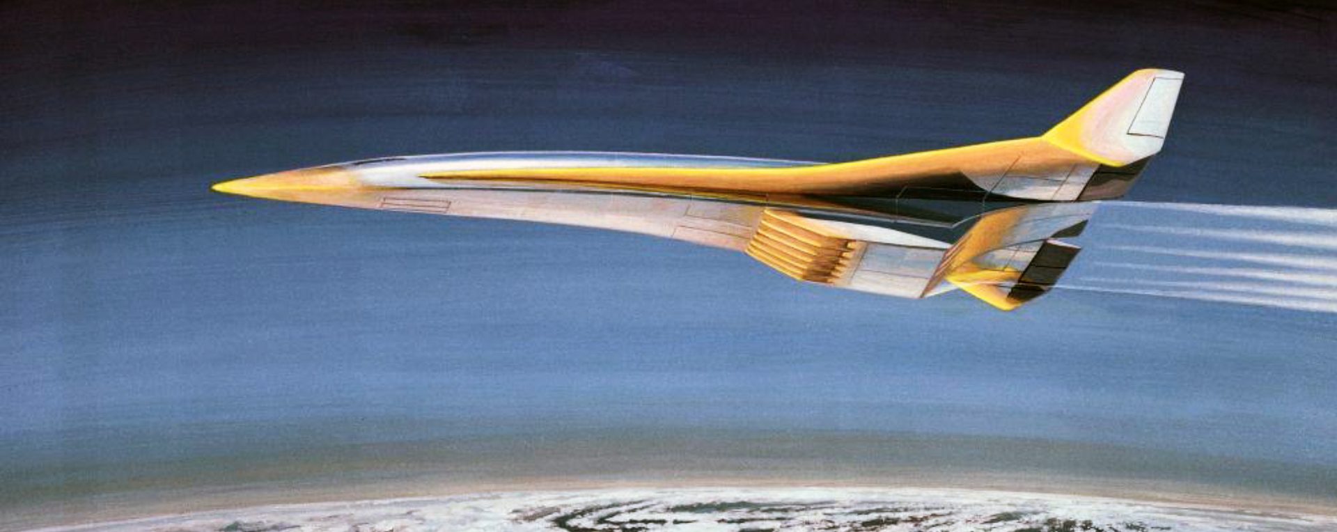illustration of hypersonic vehicle