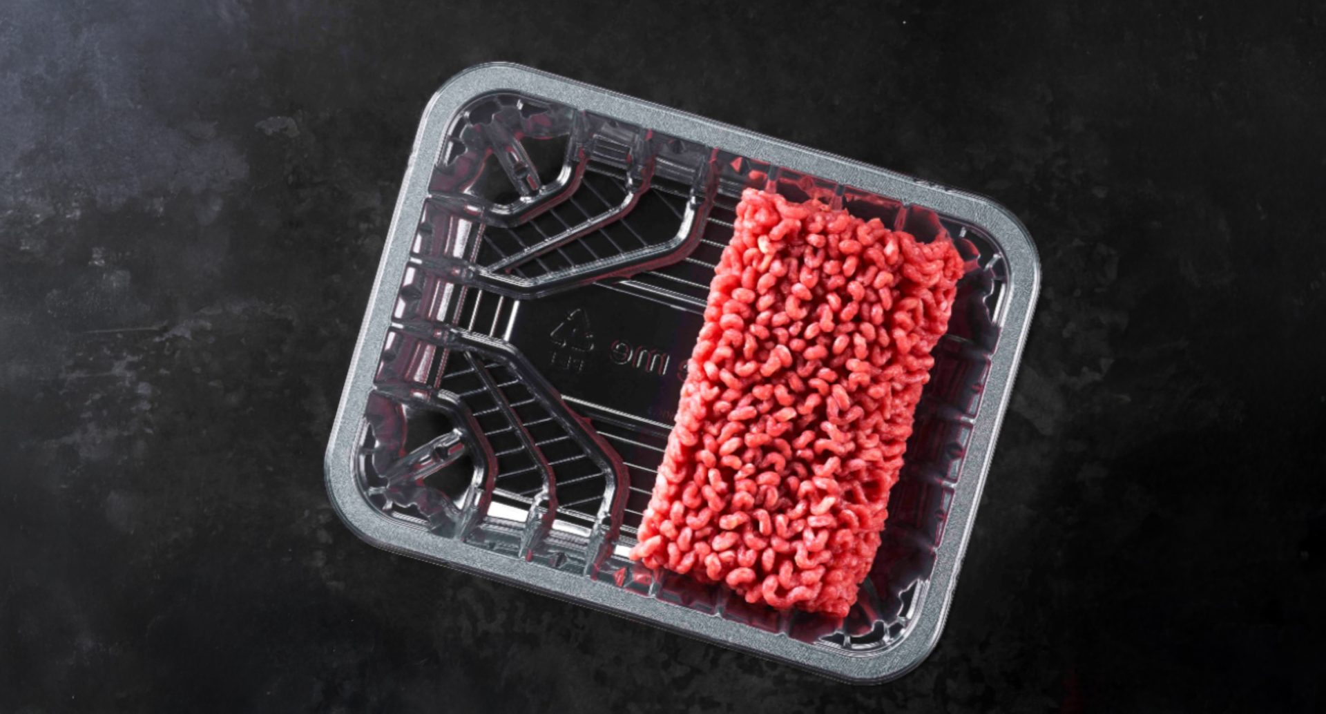 ground beef in Klöckner Pentaplast tray