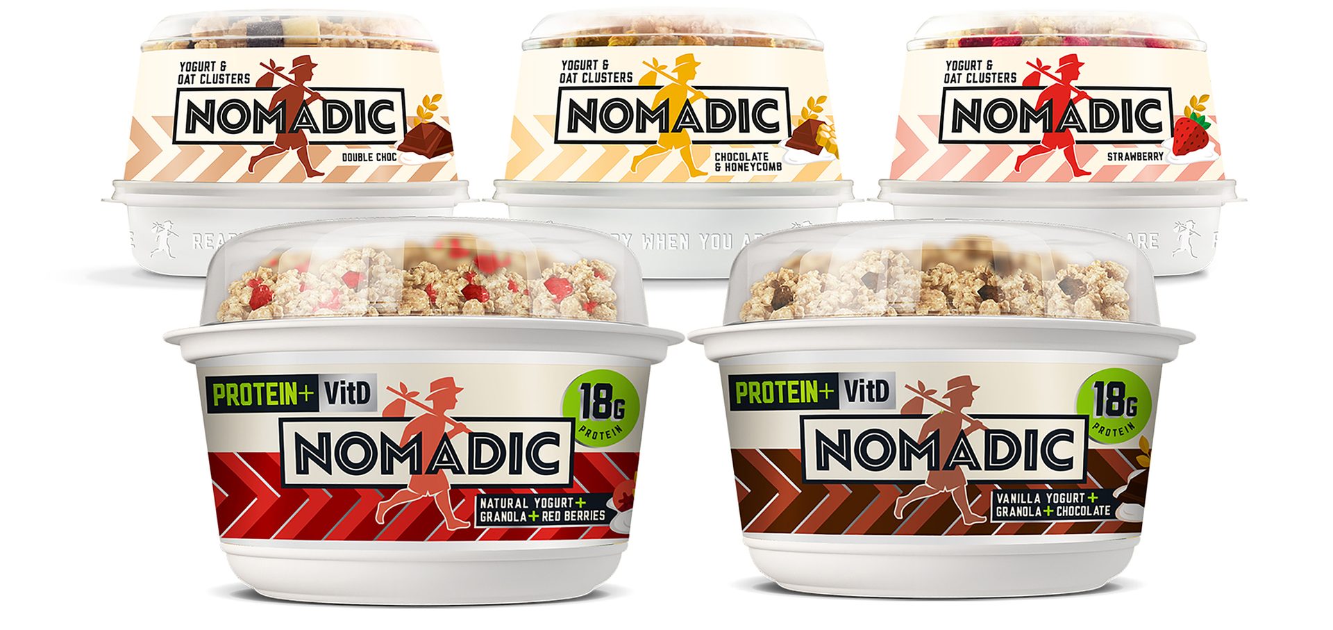 Nomadic yogurt packaging