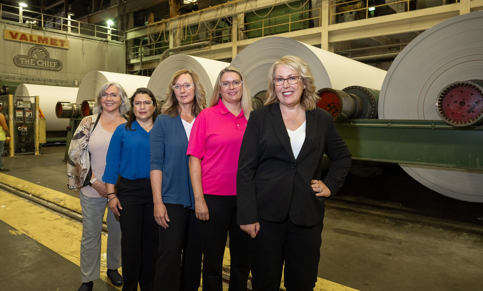 Joyce Musgrave, National Account Manager; Ana Luisa Rivas, Sales Manager, Latin America; Stacey Dietz, Product Manager; Krystal Brockman, Key Account Manager; and Michelle LeMere, VP Engineered Specialties.