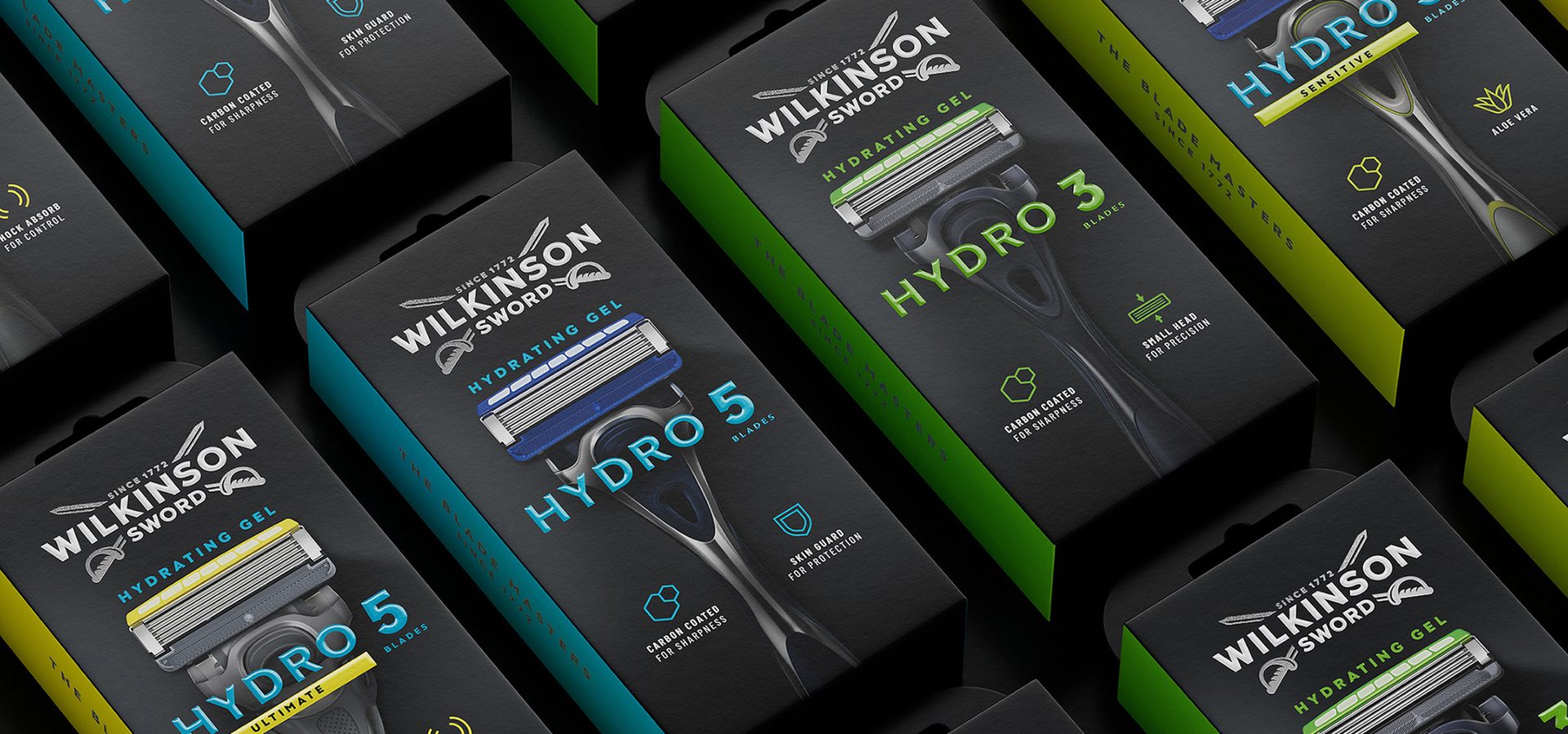Assortment of Wilkinson Sword packages