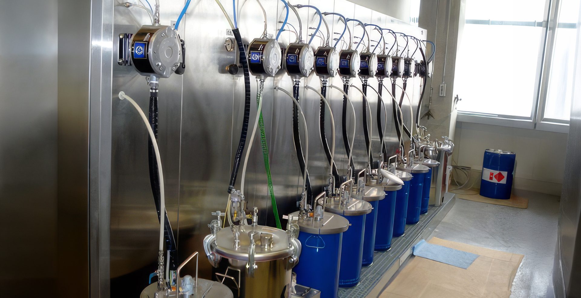 Common consumer packaging formats for two-component coating systems used in household applications.