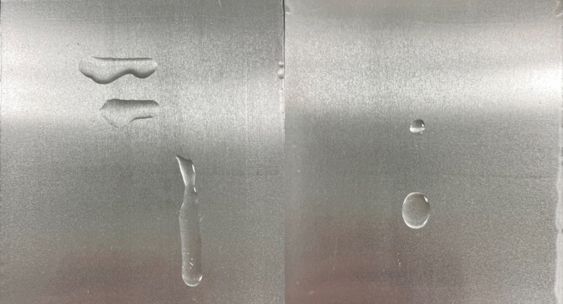 Siltech droplet comparison