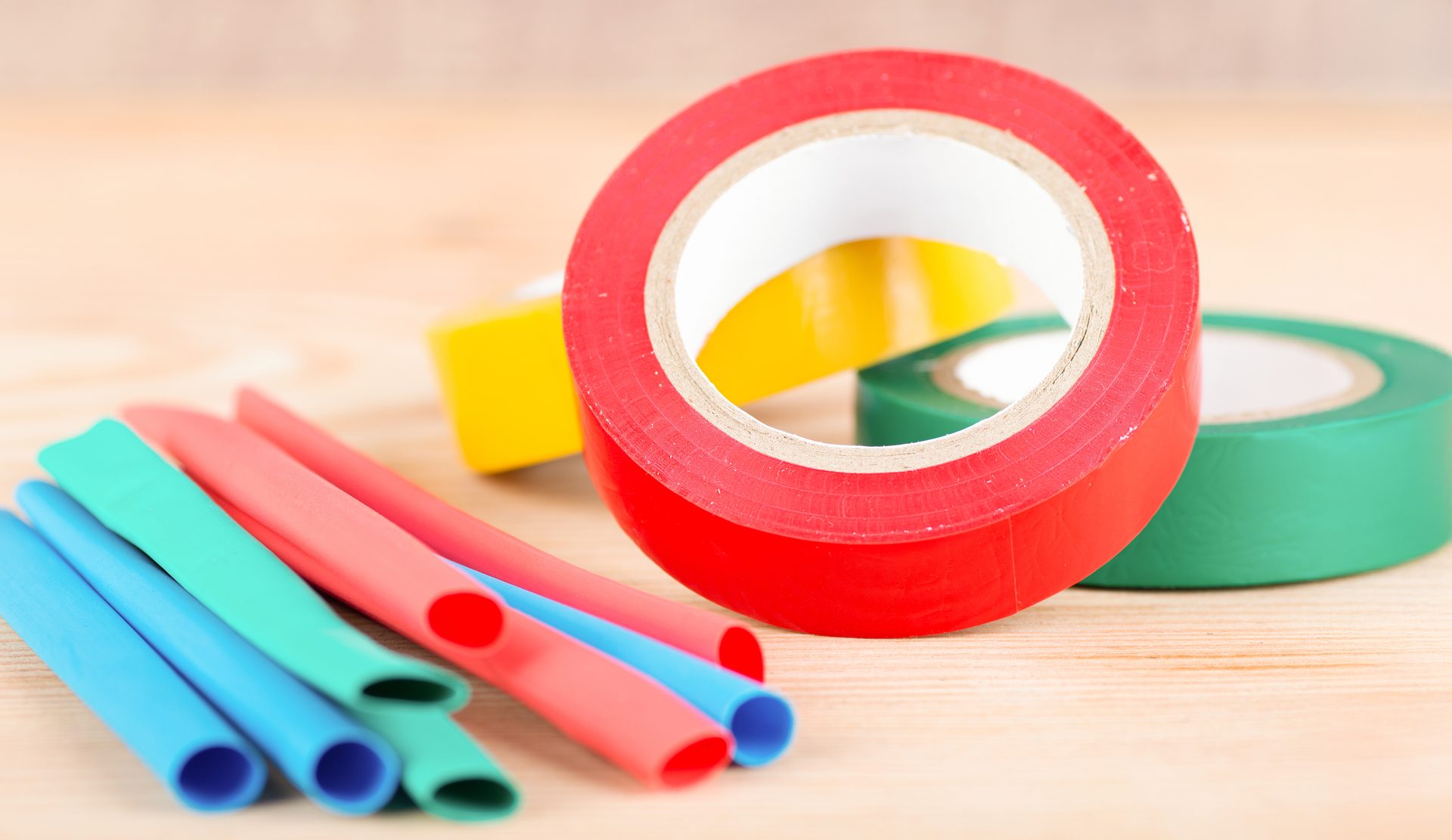 A collection of colorful tapes