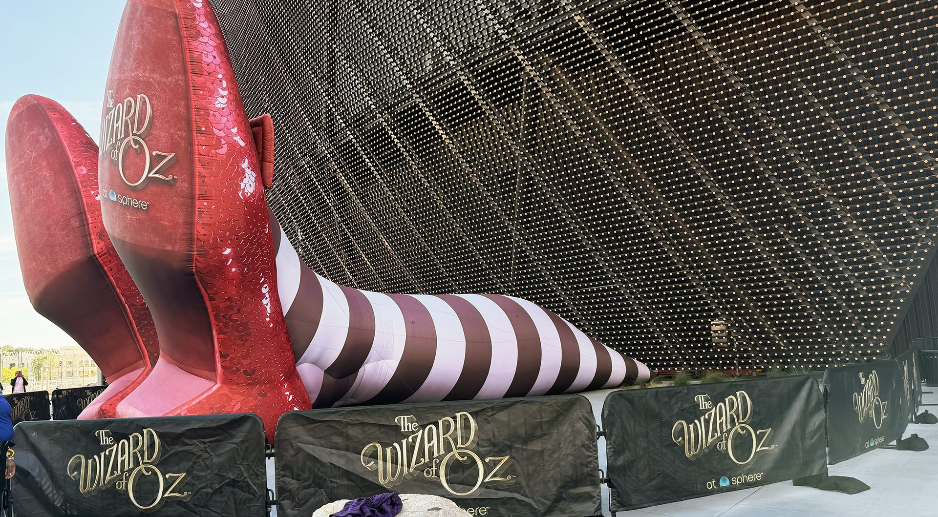 Outside the Sphere, Las Vegas.