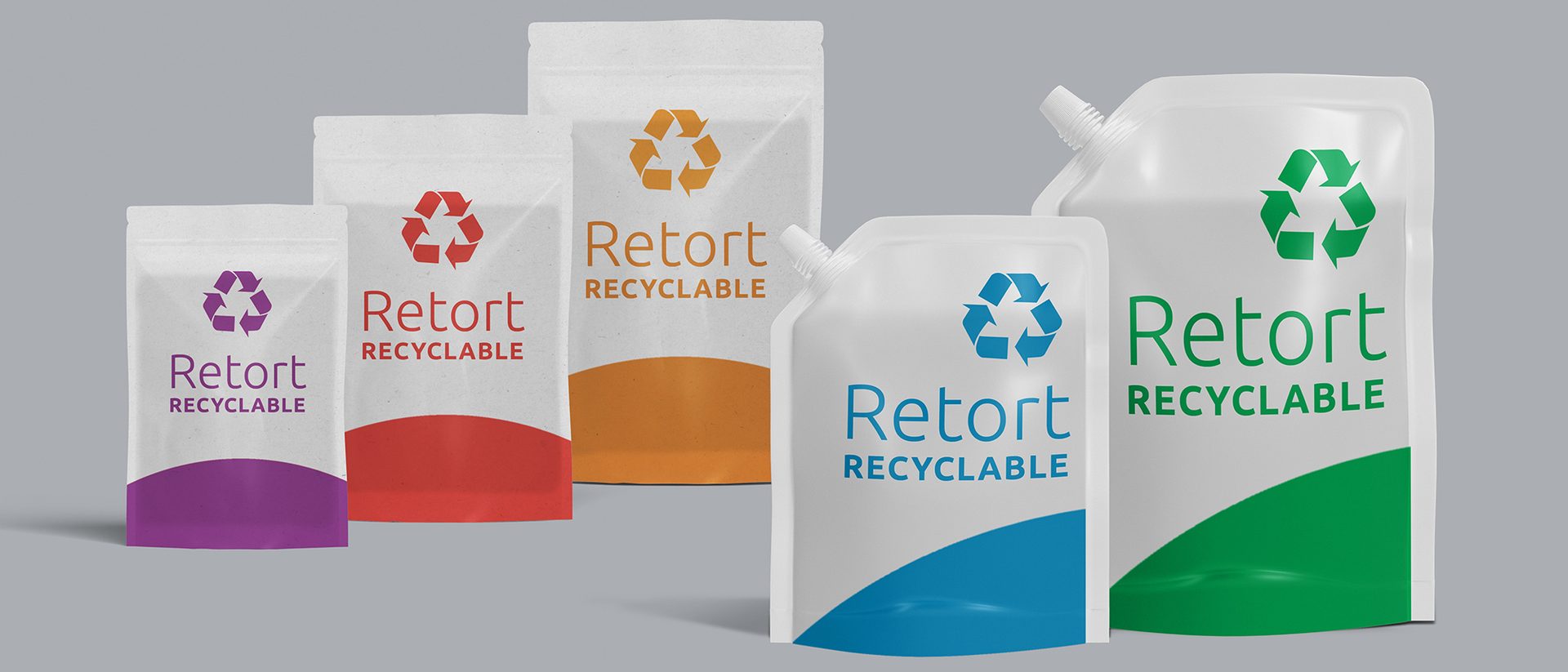 recyclable retort pouches
