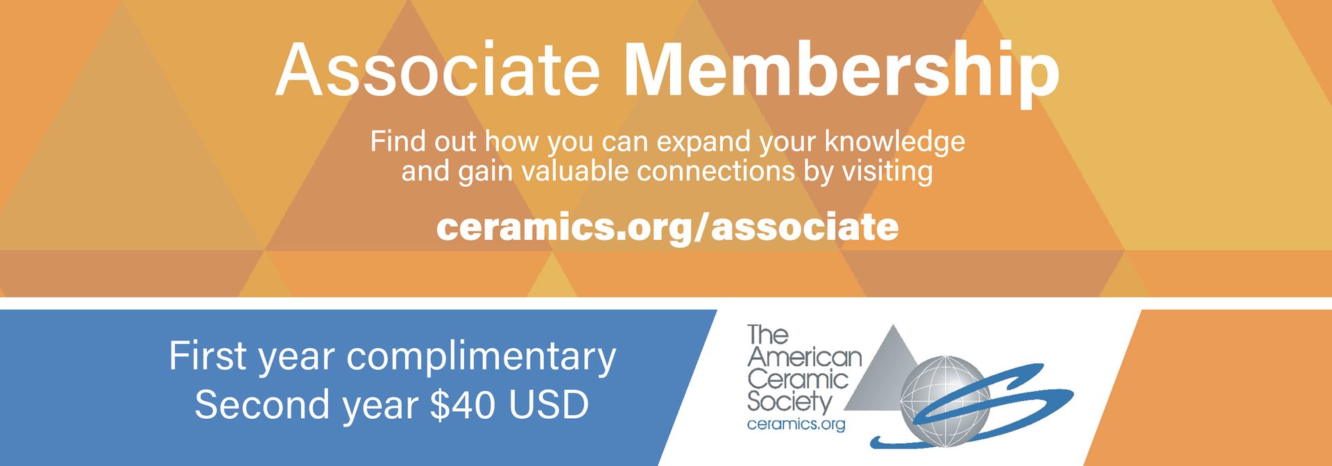 Associate Membership: ceramics.org/associate