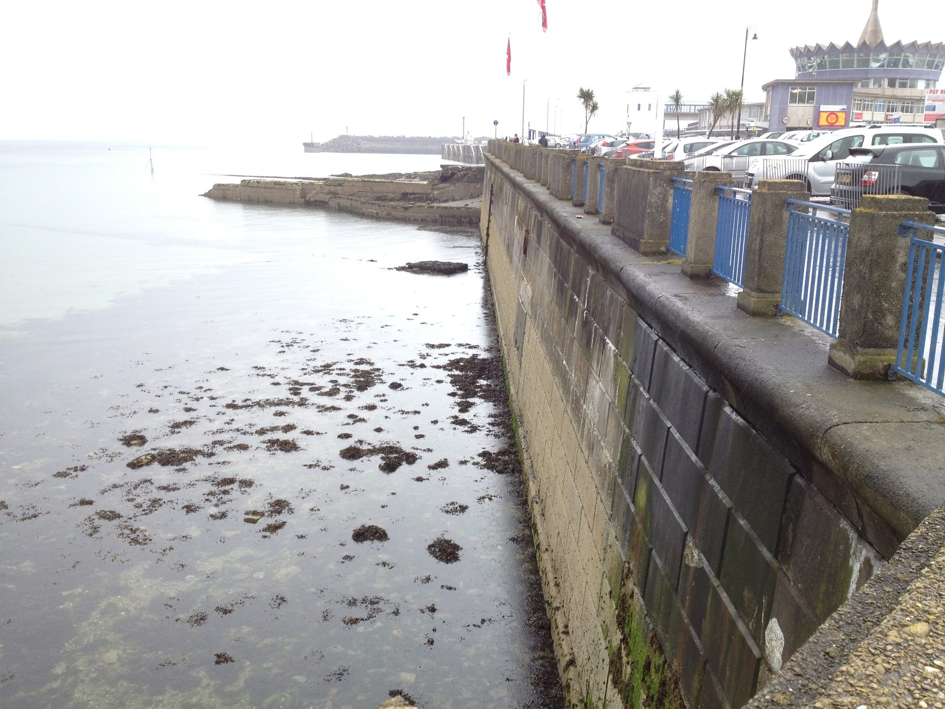Coastal and oceanic landforms, Body of water, Street light, Sky, Vehicle