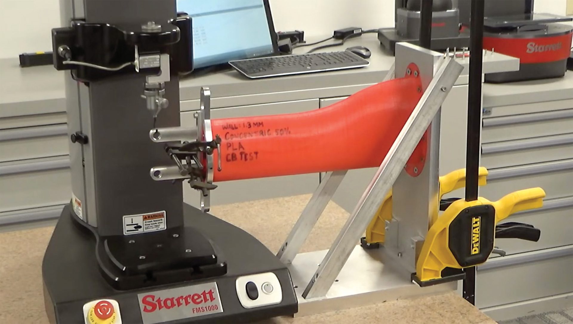 Test 2 – testing three inches off the end of the sting.