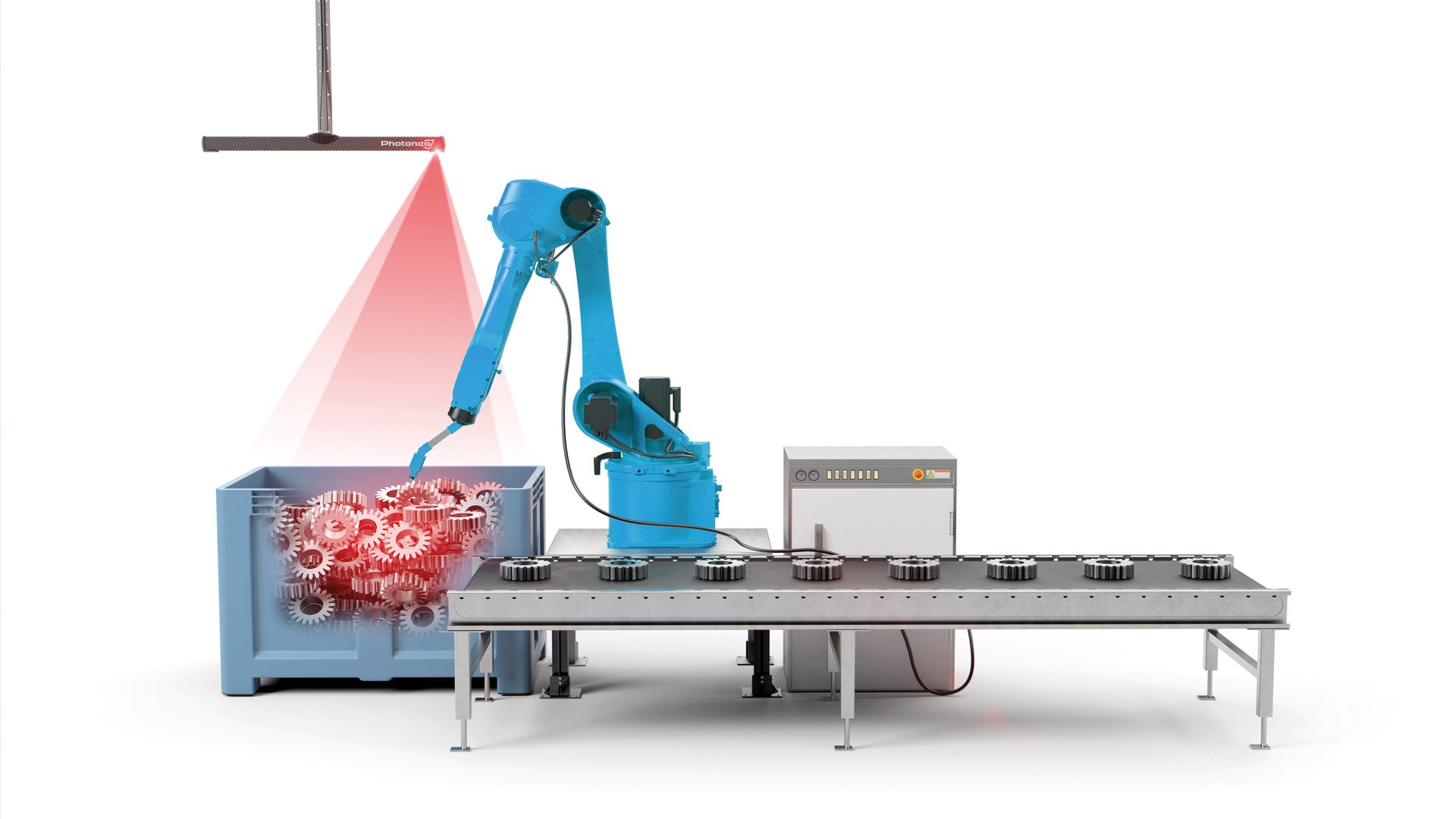 Robotic arm, Bin-Picking