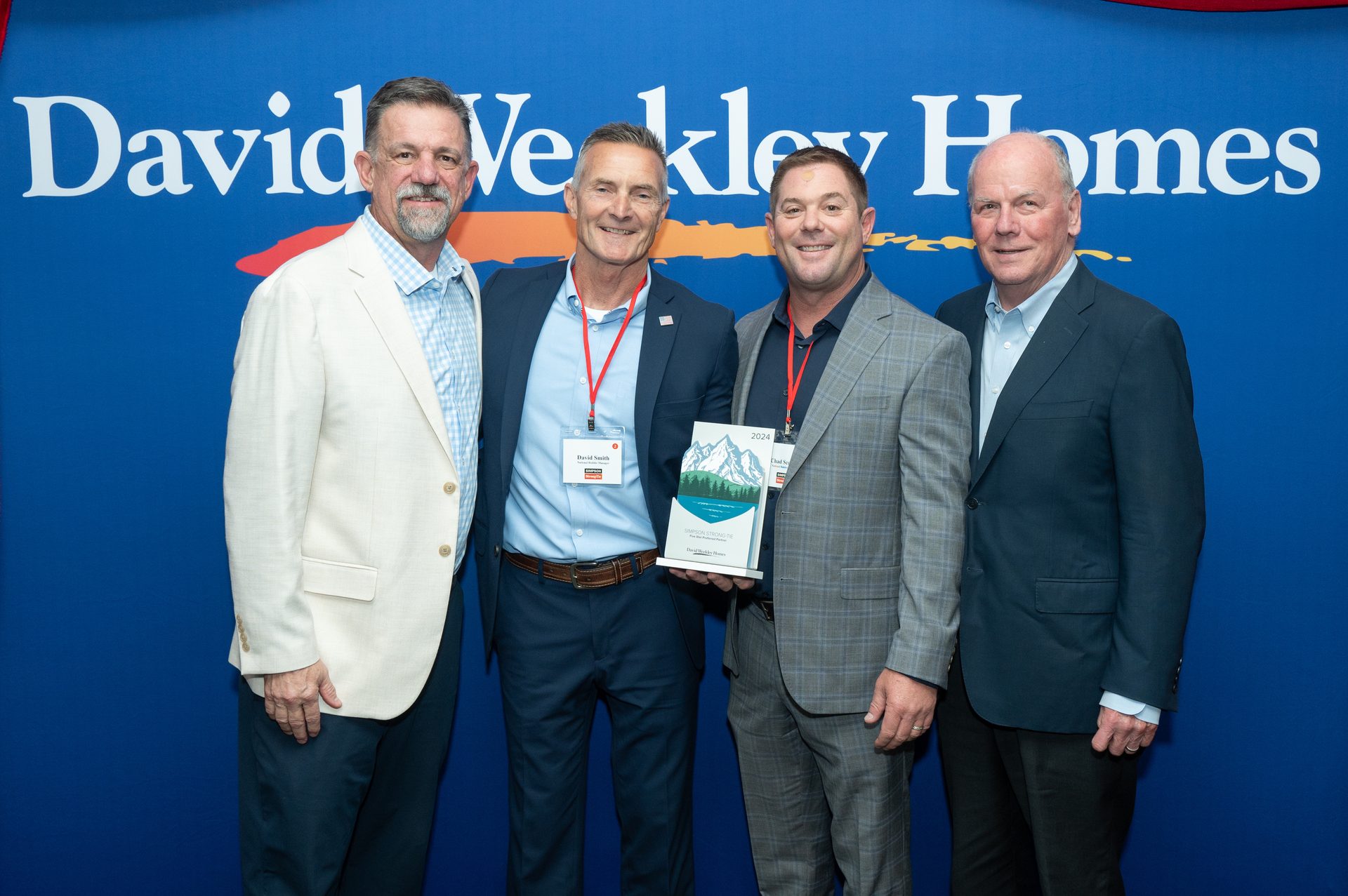 David Weekley Homes Names Simpson Strong Tie A 2024 National Preferred Partner