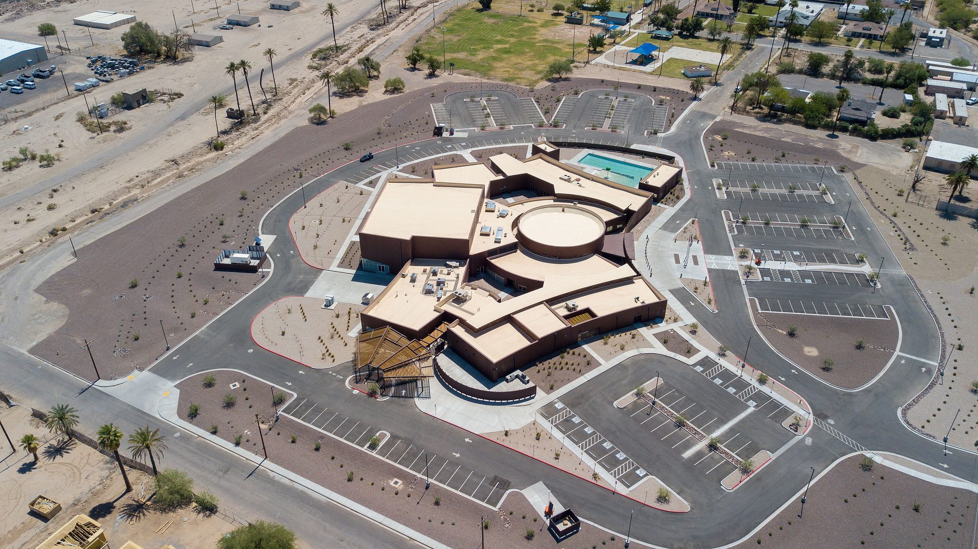 Curves Reflect Cycle of Life and the Importance of Gathering at the Gila River Indian Community Center