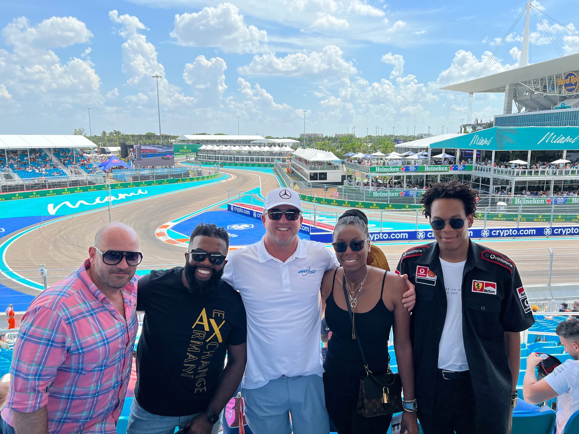 Advanced Stucco Team At F 1 Race Track