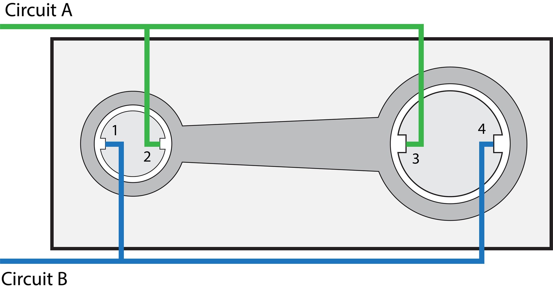 Center-to-center distance setup 