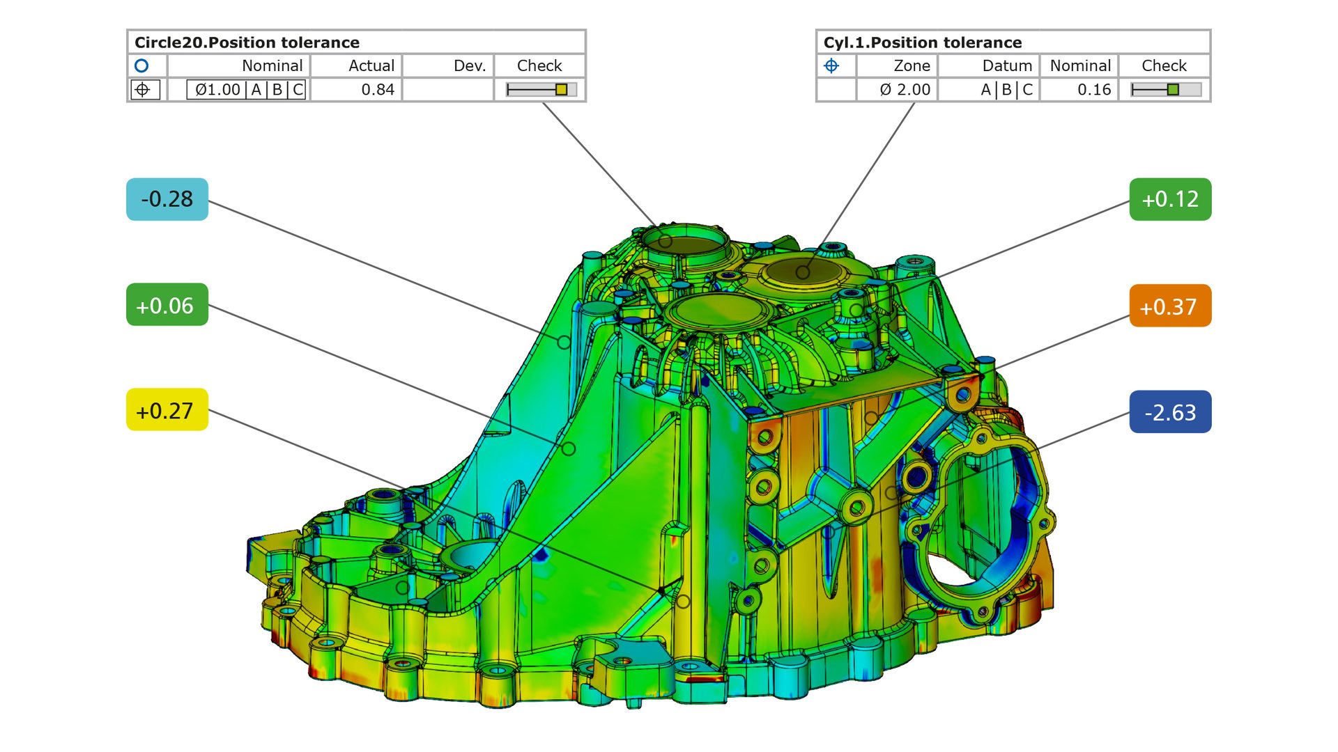 4.&#x9;Digital twin data of automotive gearbox housing with GD&#x26;T