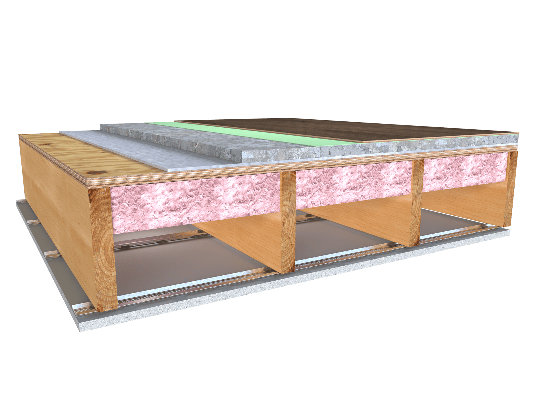 2 x 10 Wood Floor Assemblies