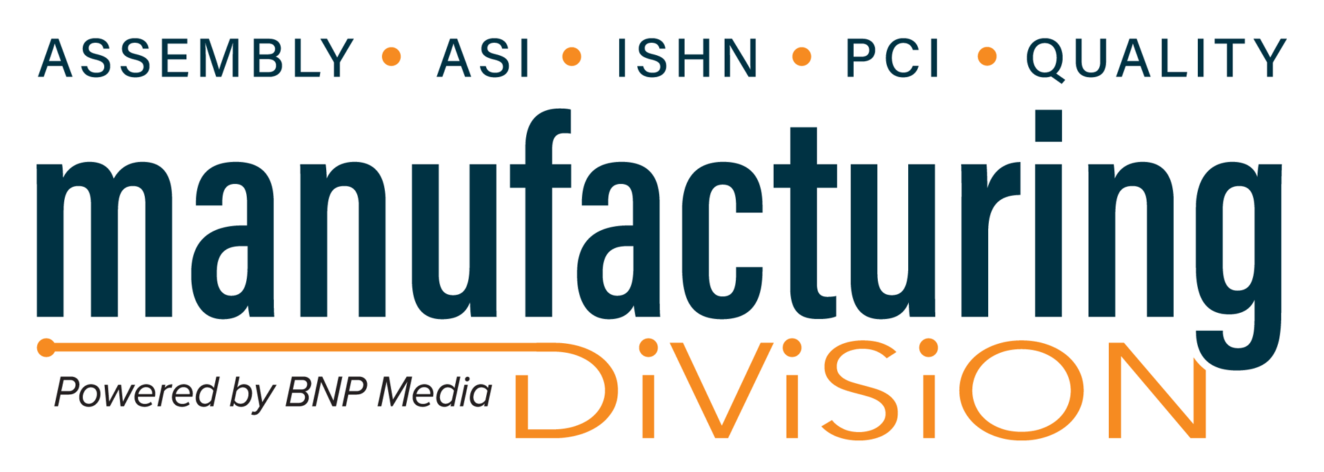 Manufacturing Division logo by BNP Media. Top line: ASSEMBLY, ASI, ISHN, PCI, QUALITY.