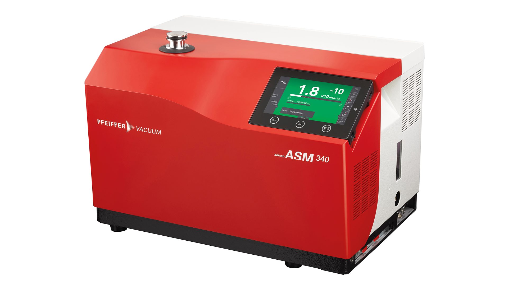 Multipurpose helium/hydrogen leak detector