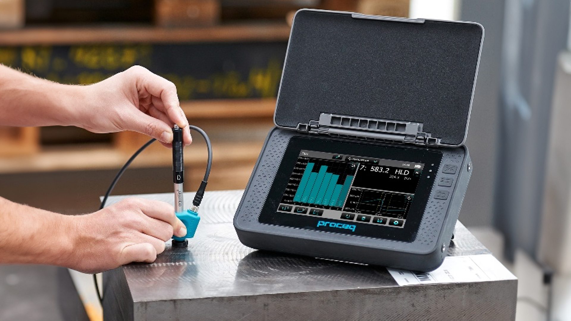 Typical A956 Leeb hardness testing machine