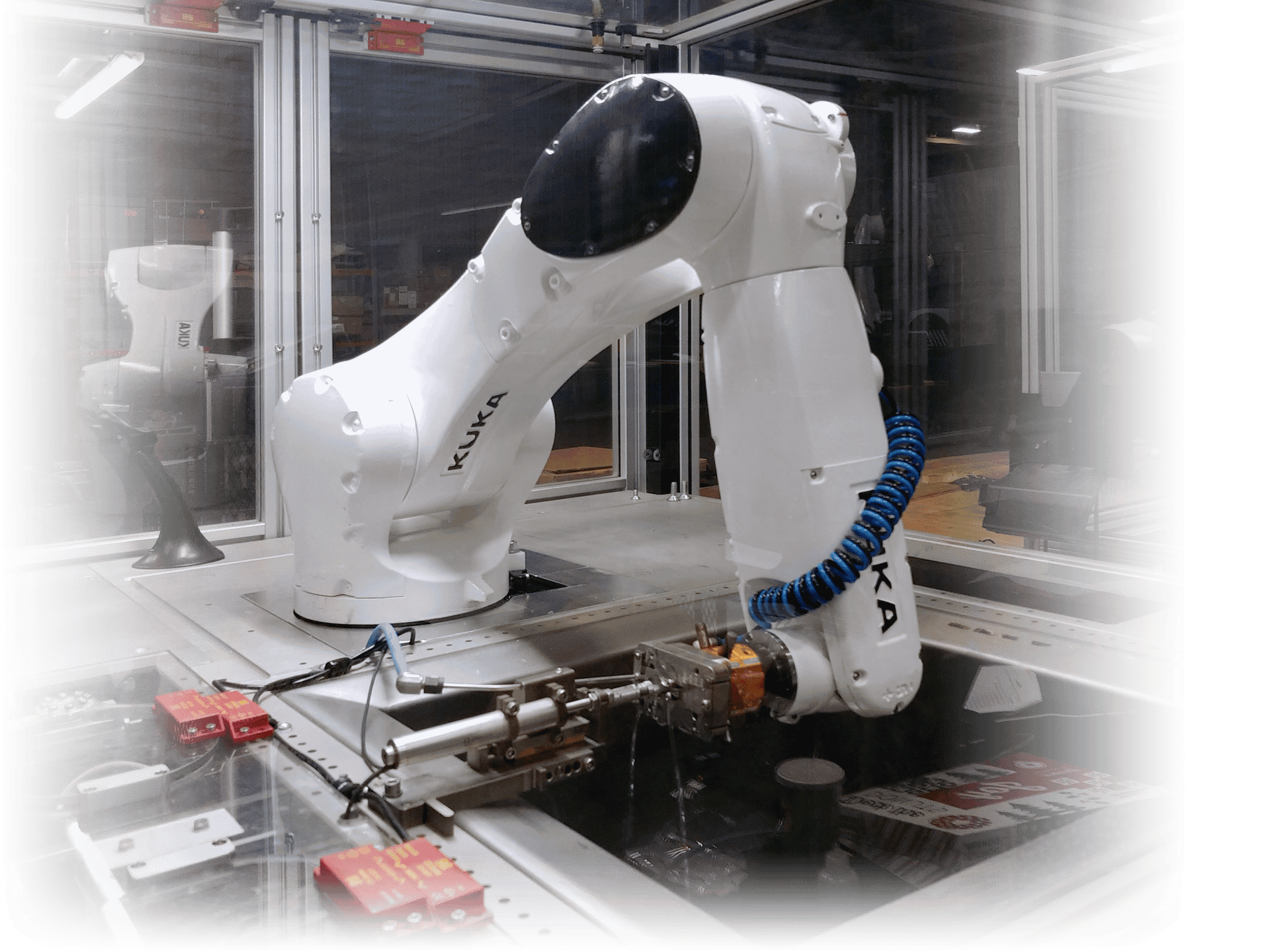 Robotic blade thickness system 
