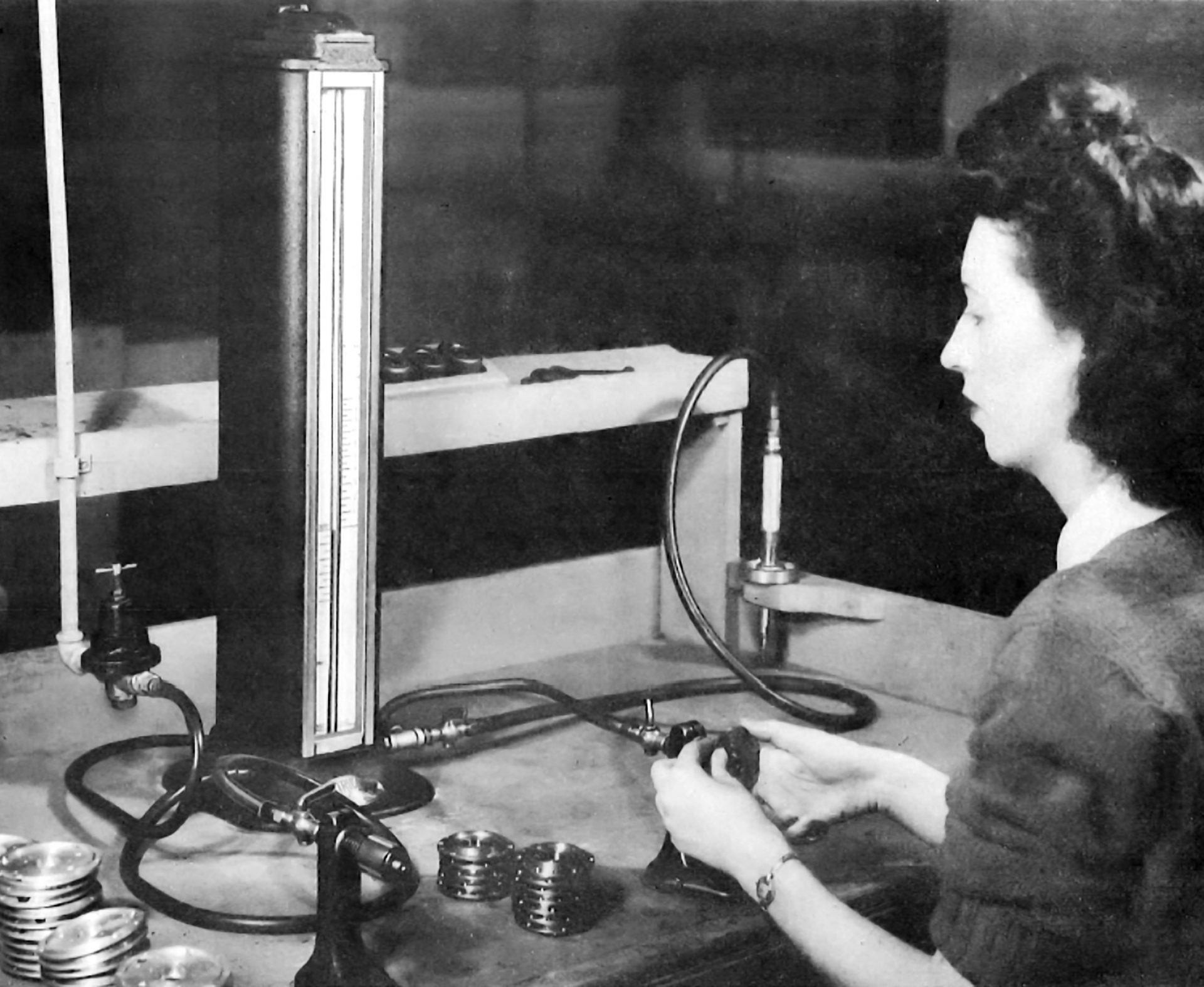 Air Gaging vintage photo