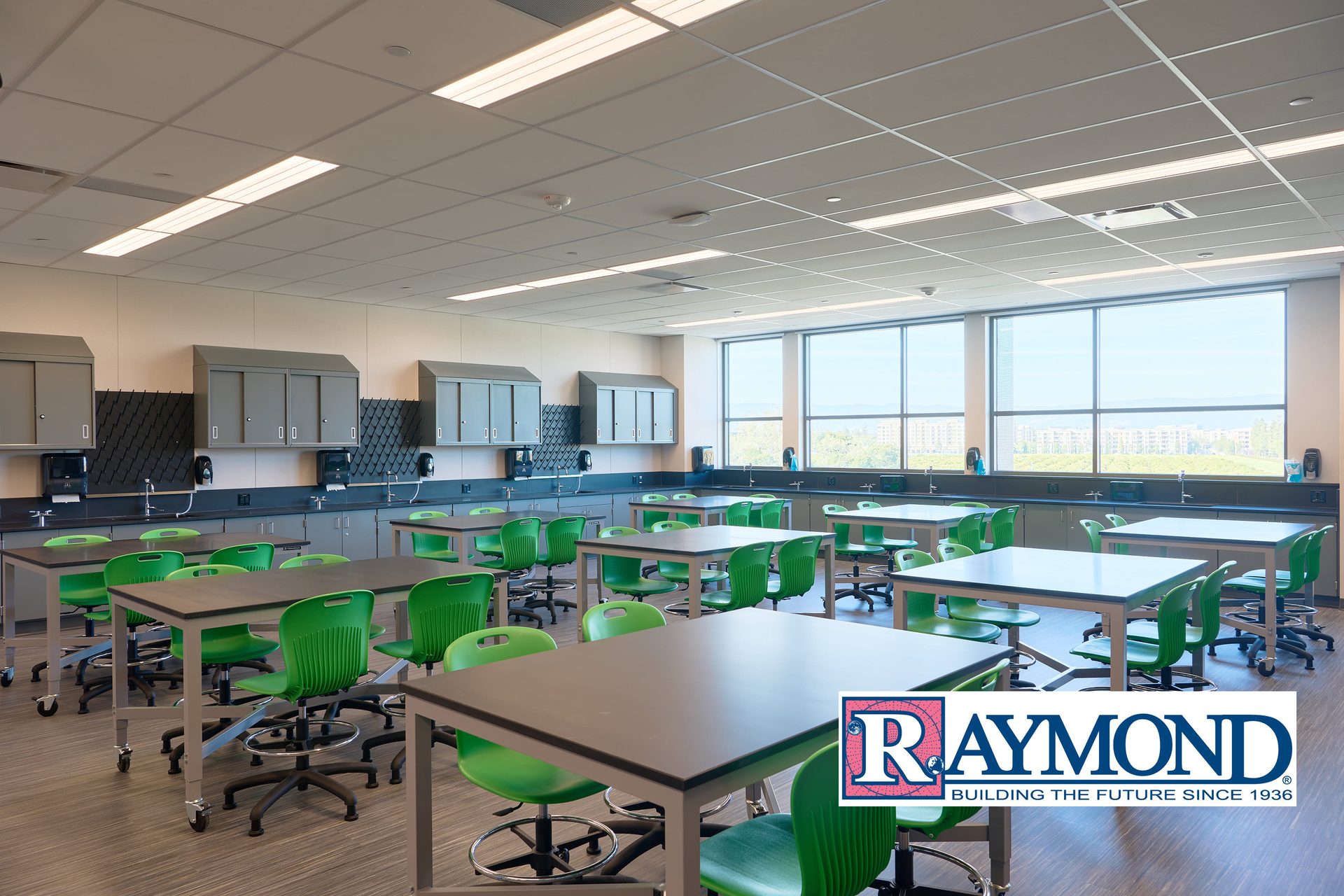 Interior design, Table, Furniture, Building, Chair, Lighting, Architecture, Desk, Floor, Flooring