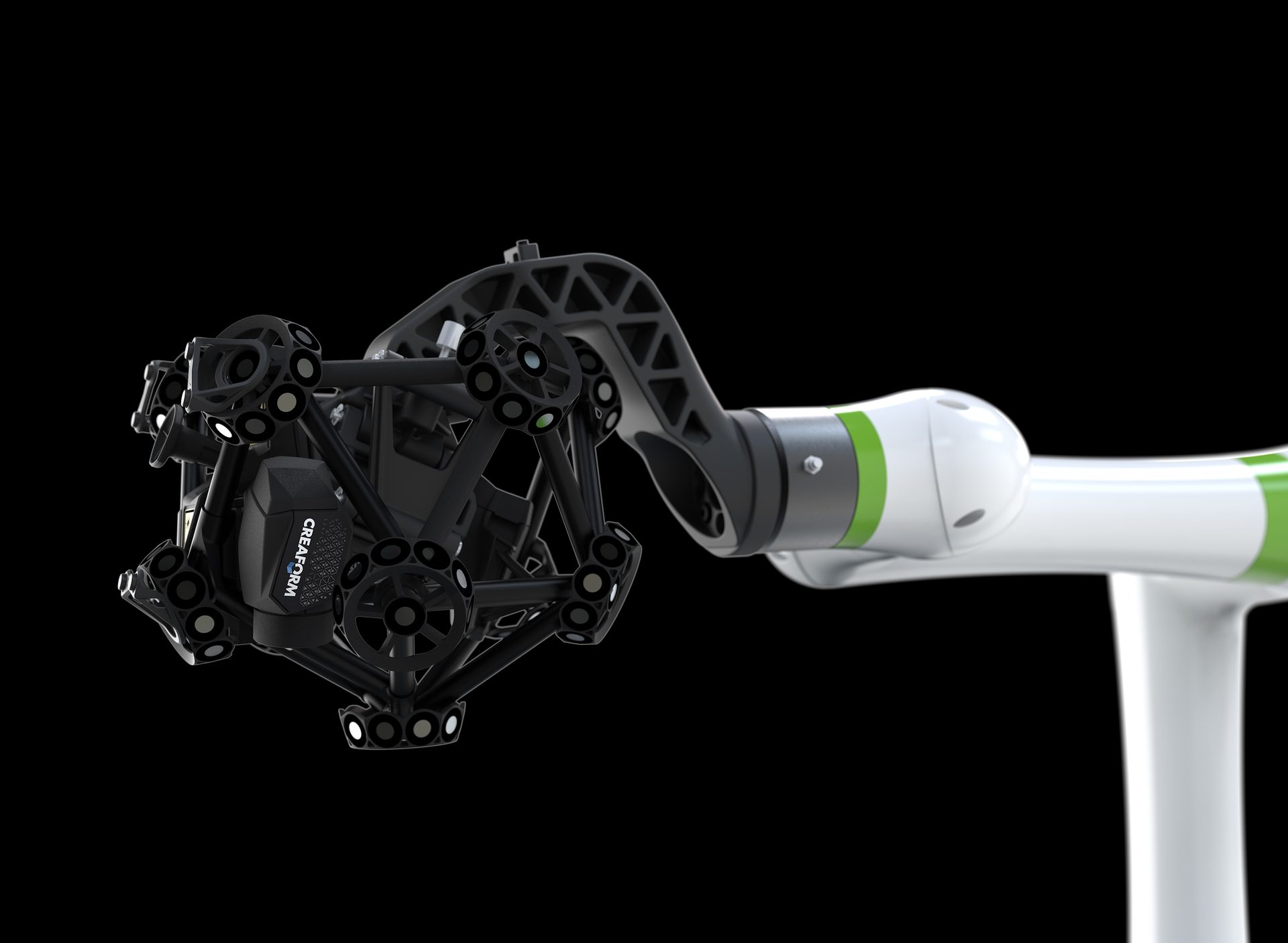 Equipped with a collaborative robot and all associated devices, the workstation allows the 3D scanners to be used in both portable and automated mode.