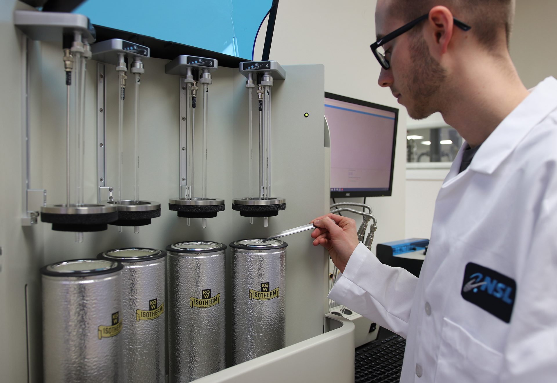 BET surface area analyzer