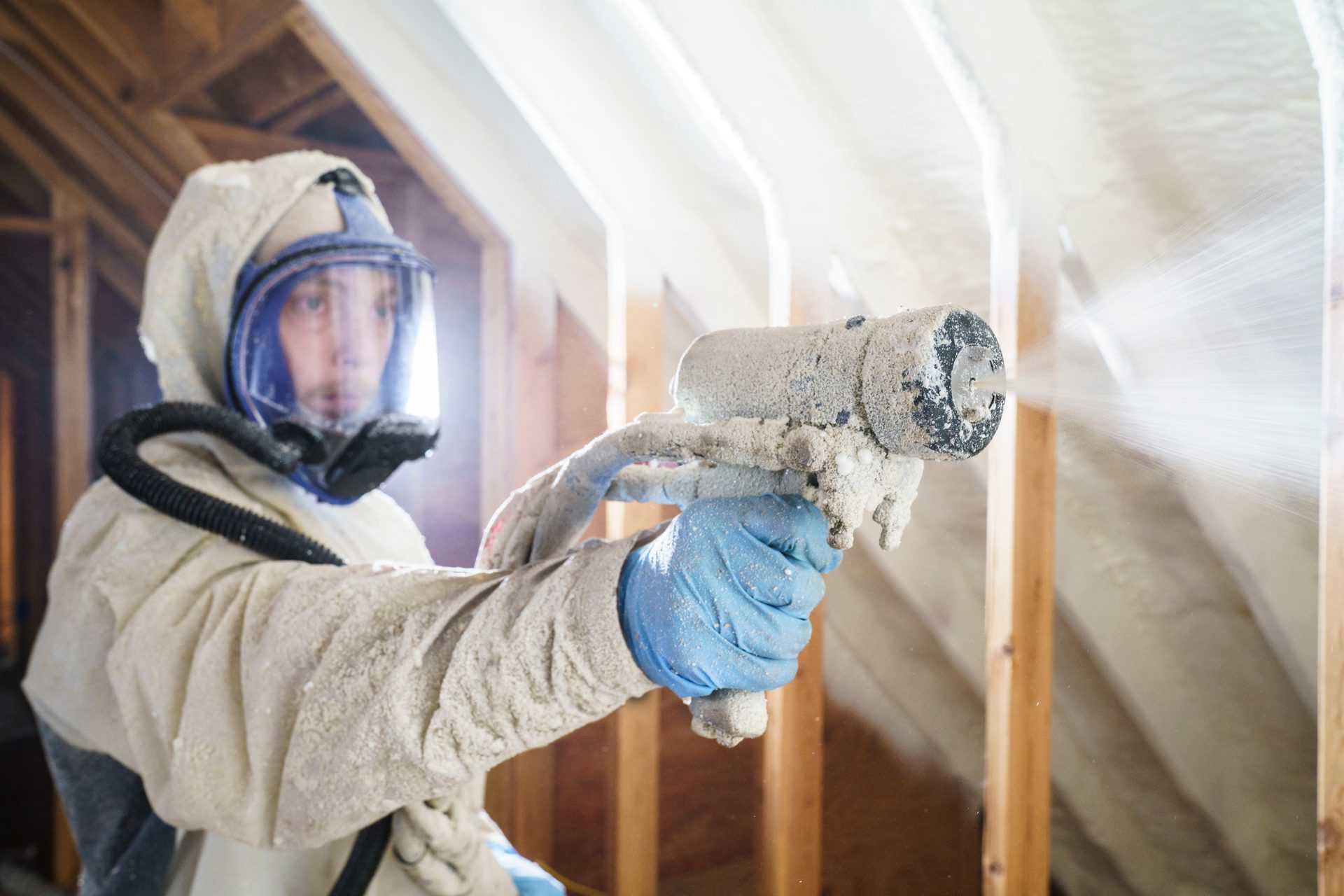 Natural Polymers Spray Foam
