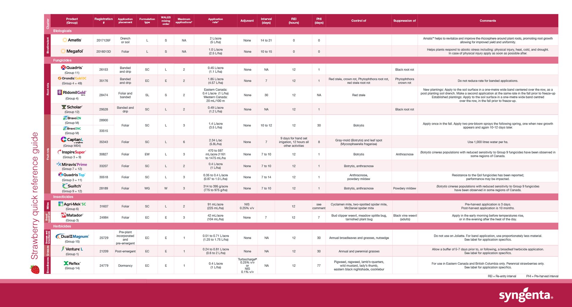 strawberry quick reference guide