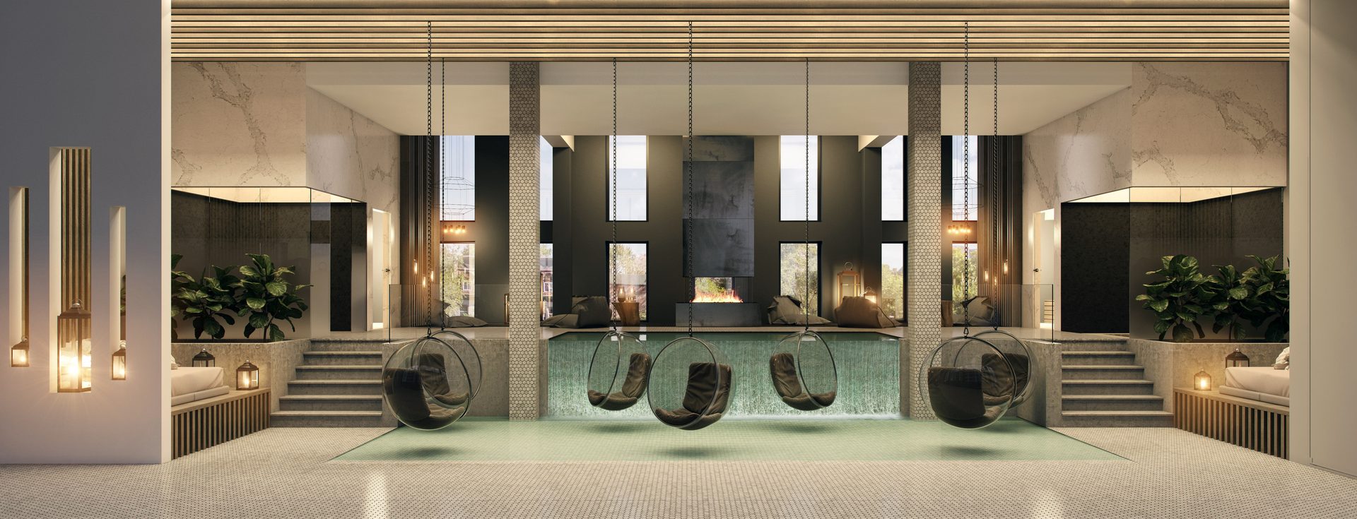 Interior design, Property, Building, Plant, Architecture, Flooring