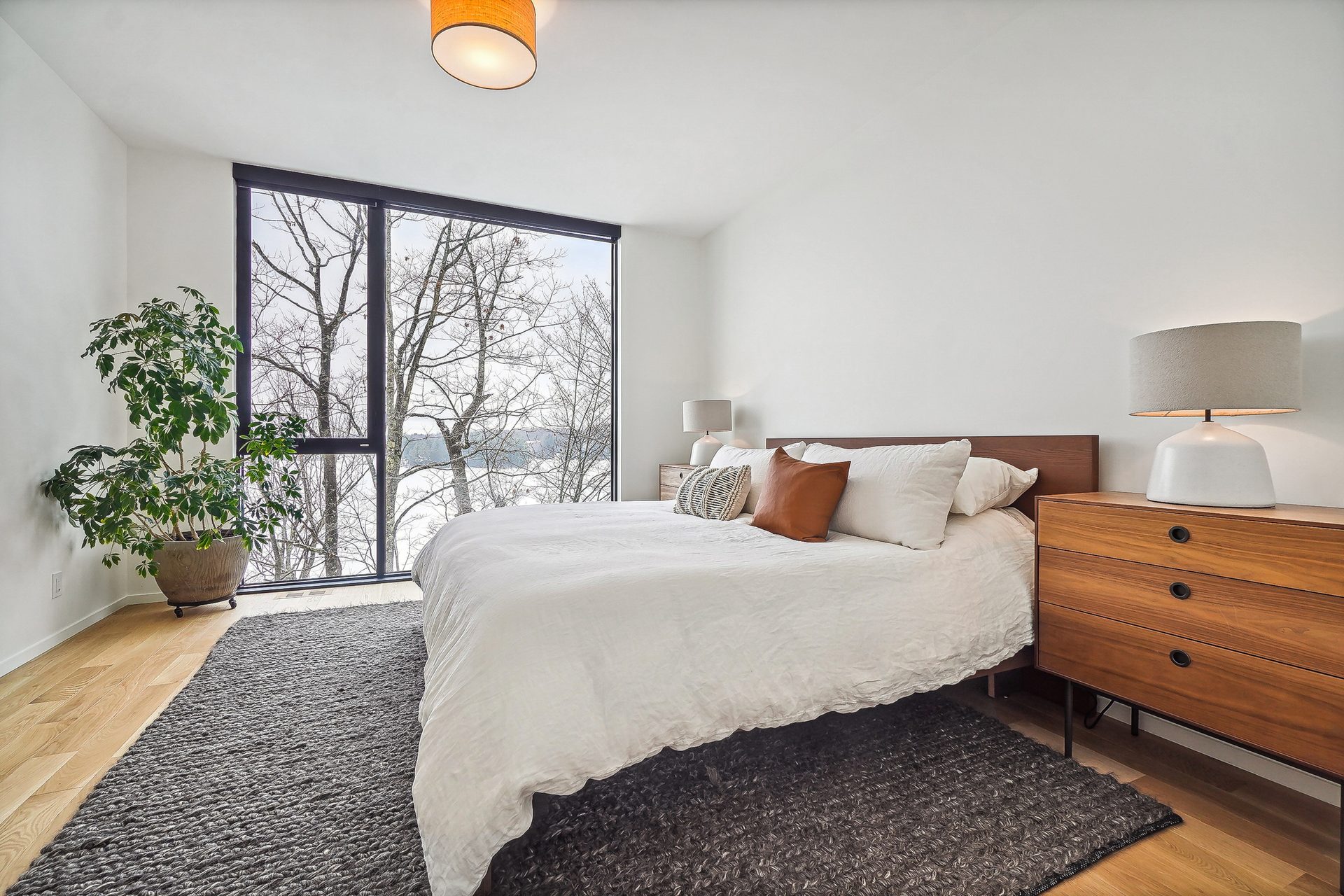 Interior design, Furniture, Plant, Comfort, Wood, Lighting, Window, Shade, Cabinetry, Architecture