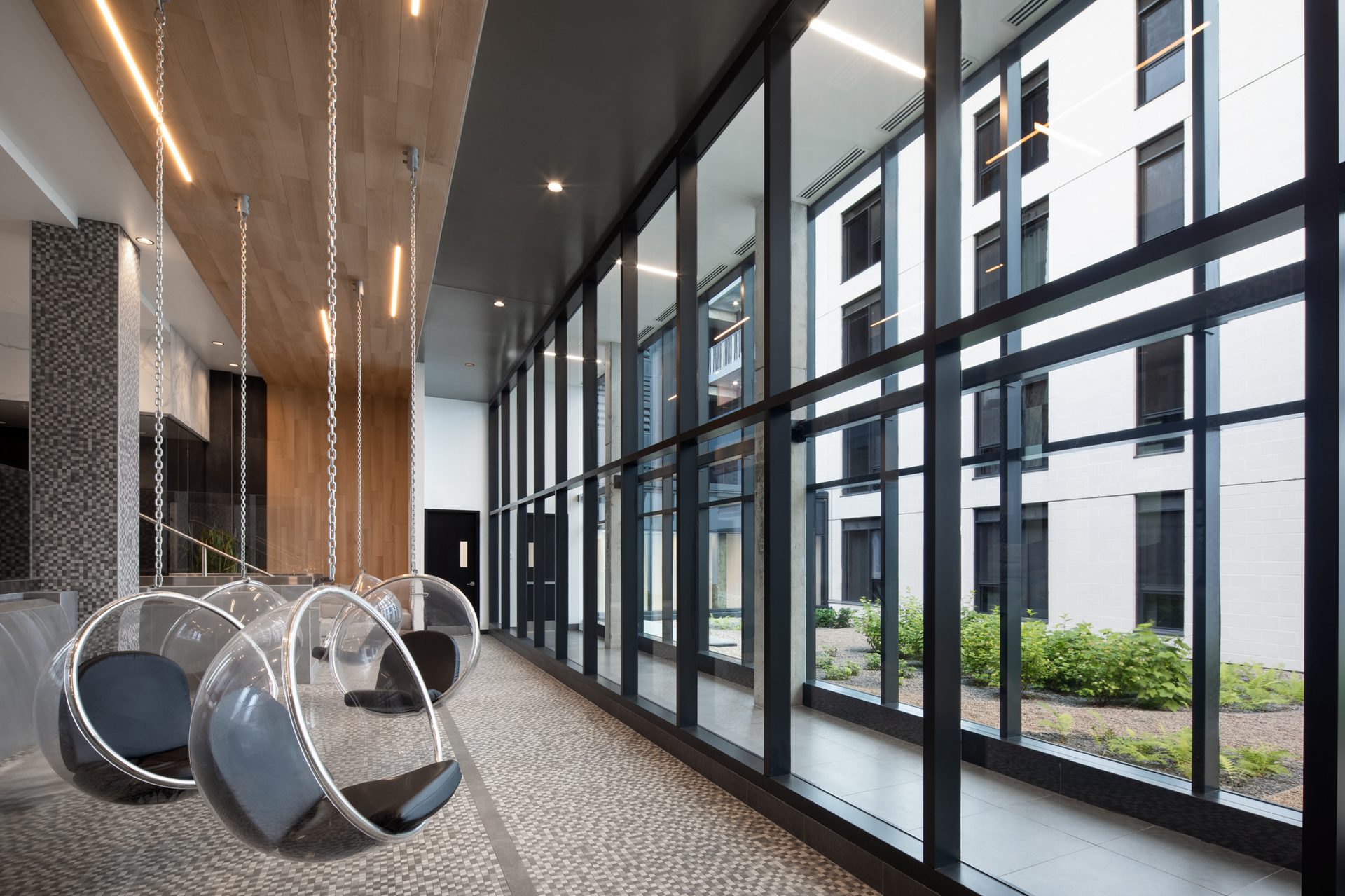 Interior design, Plant, Property, Building, Lighting, Architecture, House, Floor, Window, Shade